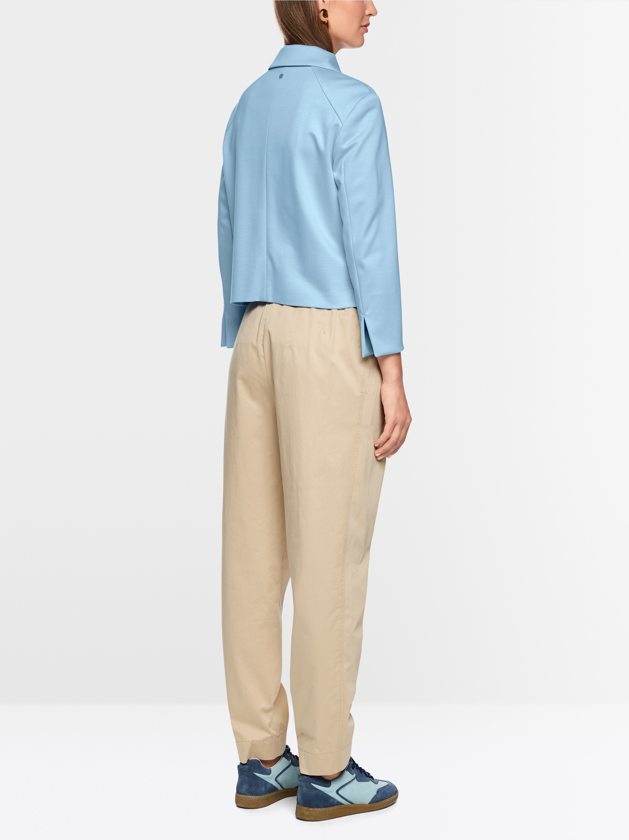 Veste courte avec col Kent