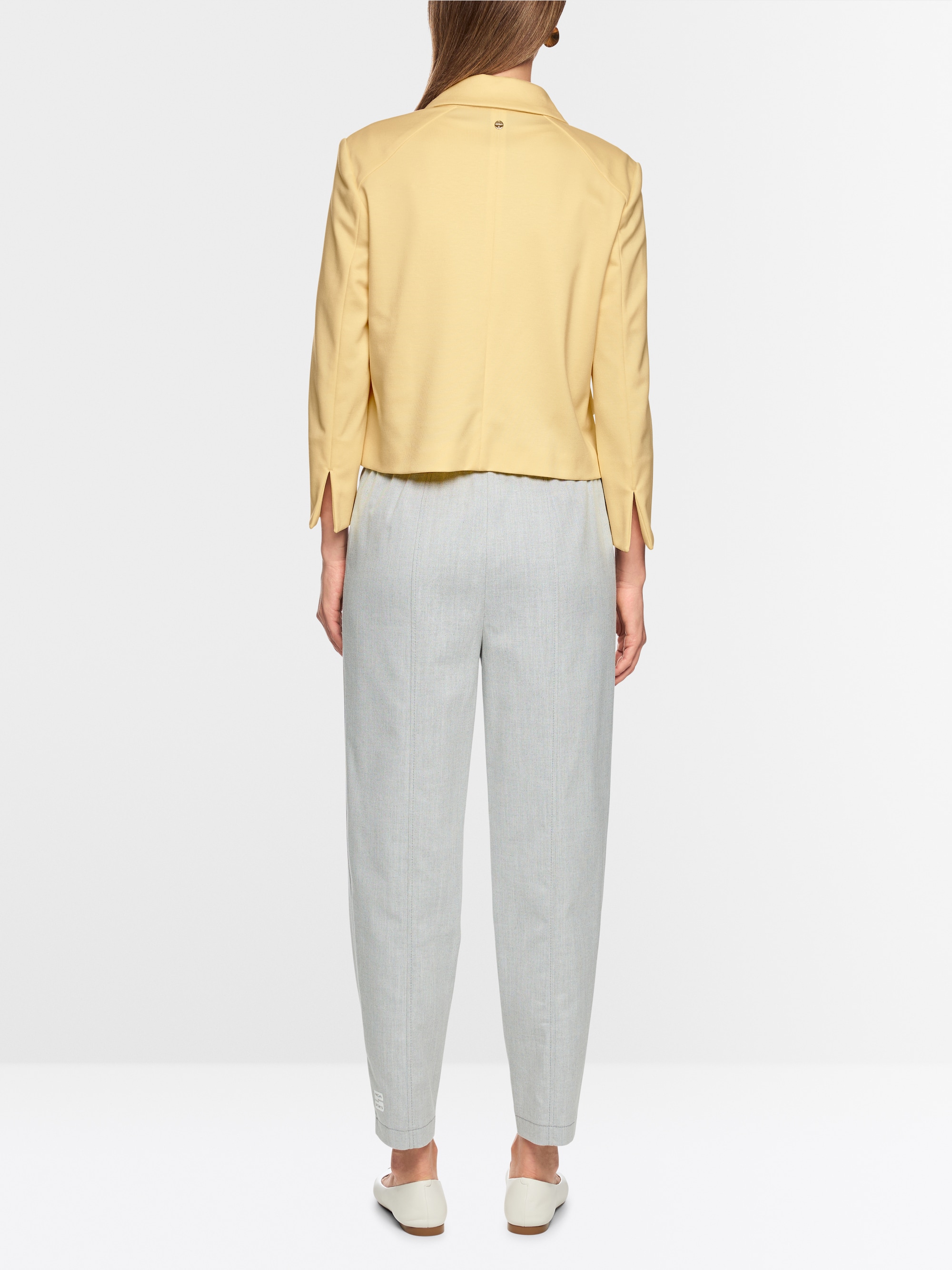 Veste courte avec col Kent