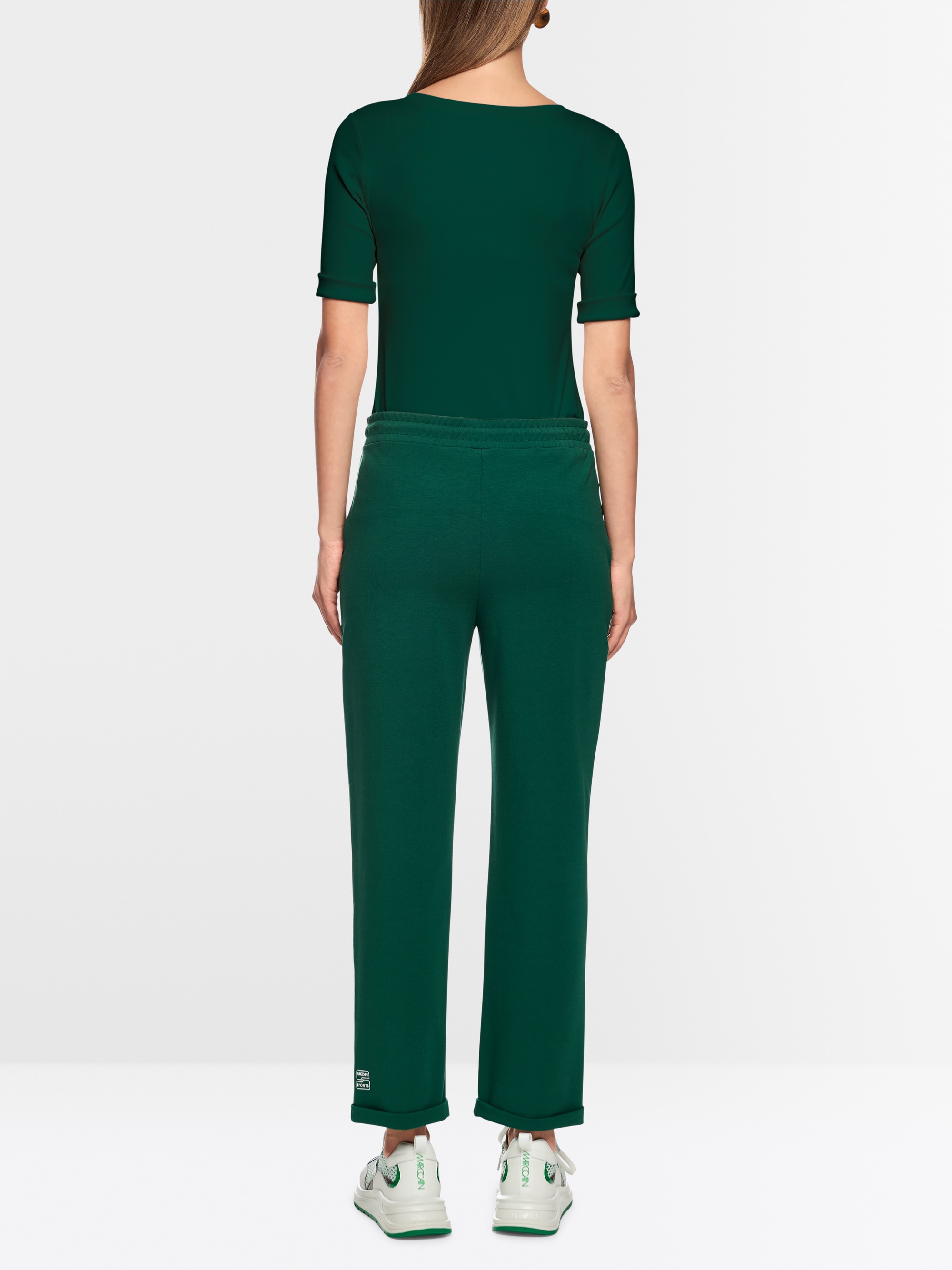 Slim-fit T-shirt with 3/4 sleeves