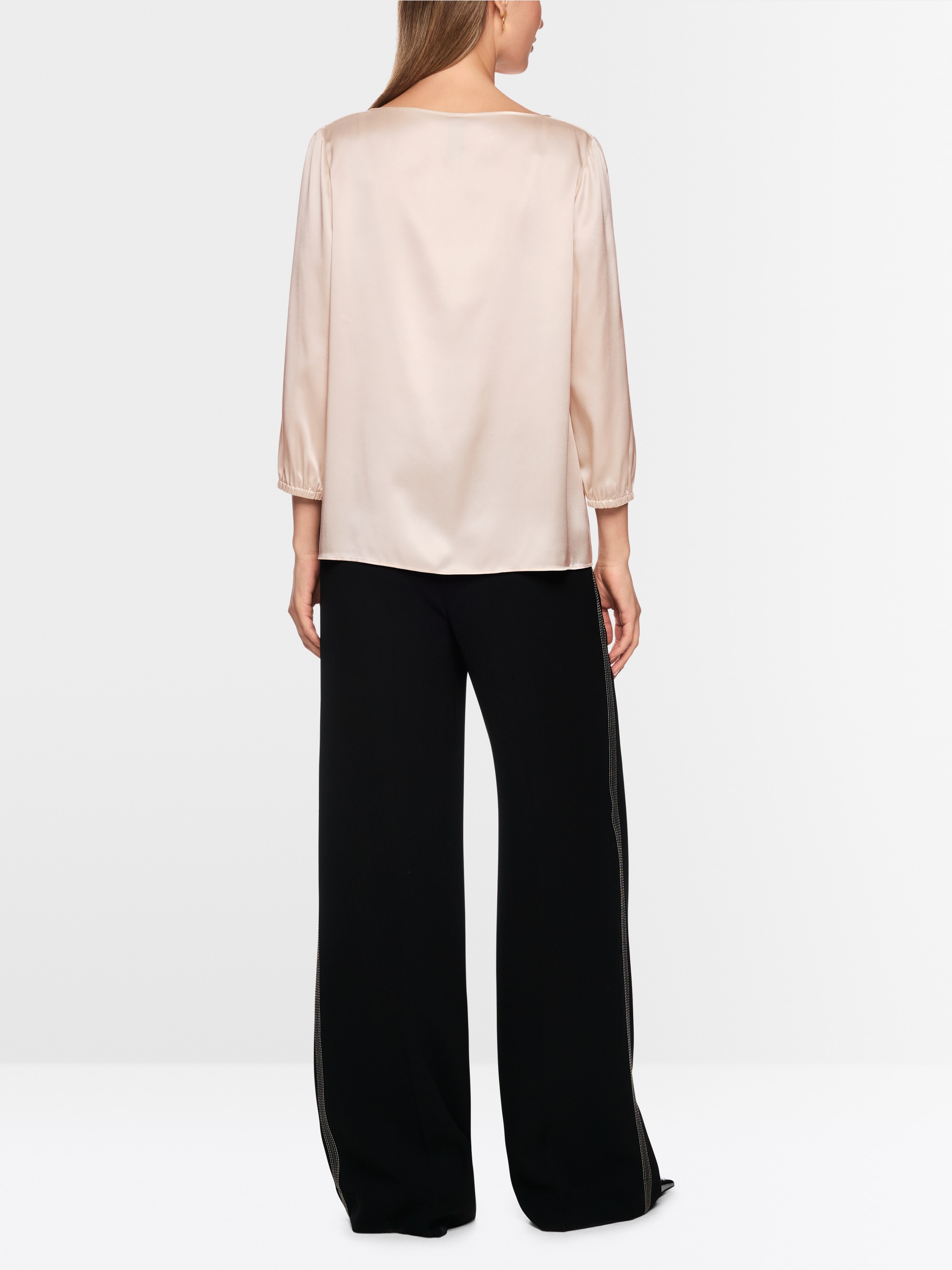 Polo en coton côtelé uni