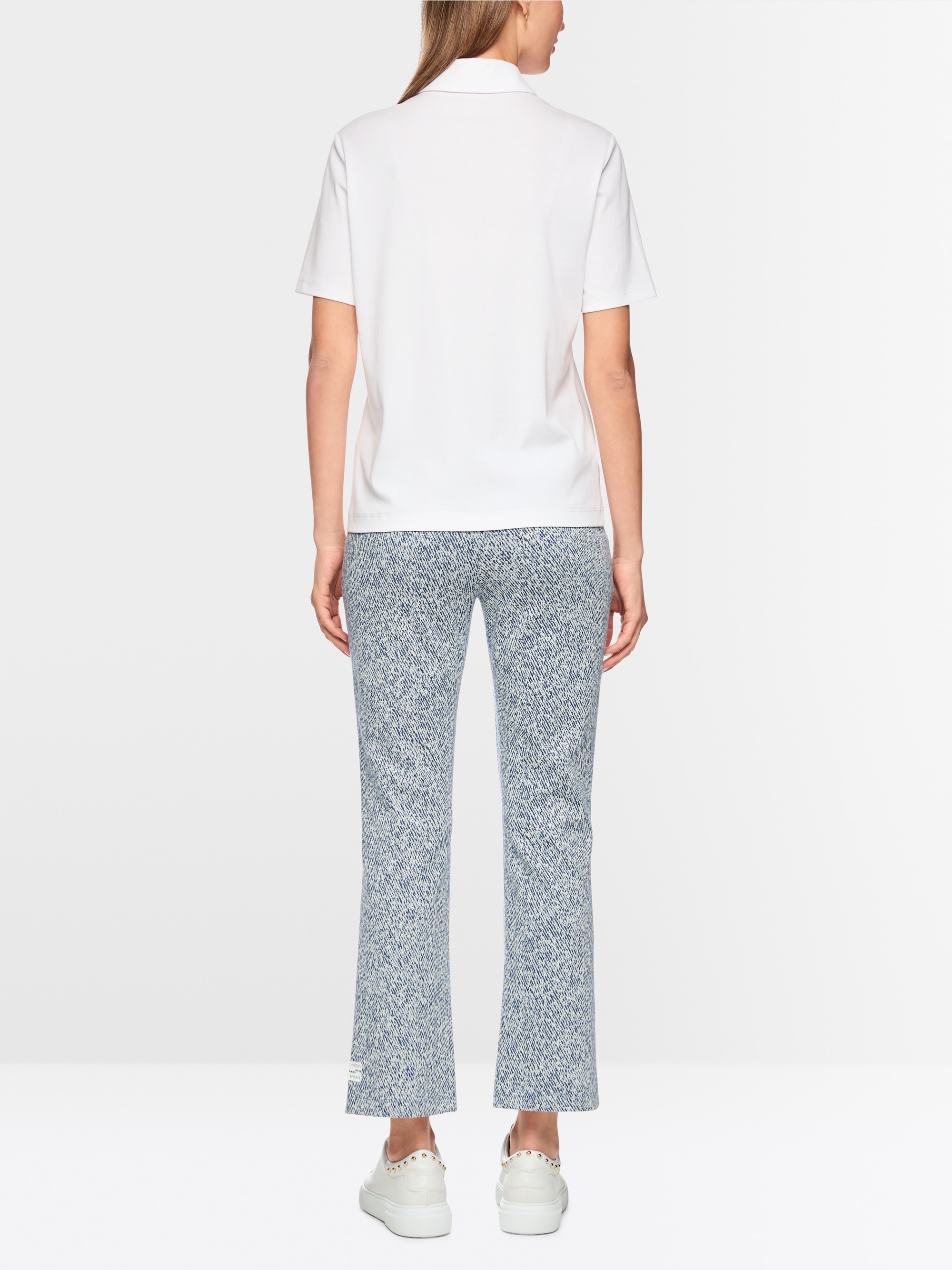 Polo en coton stretch