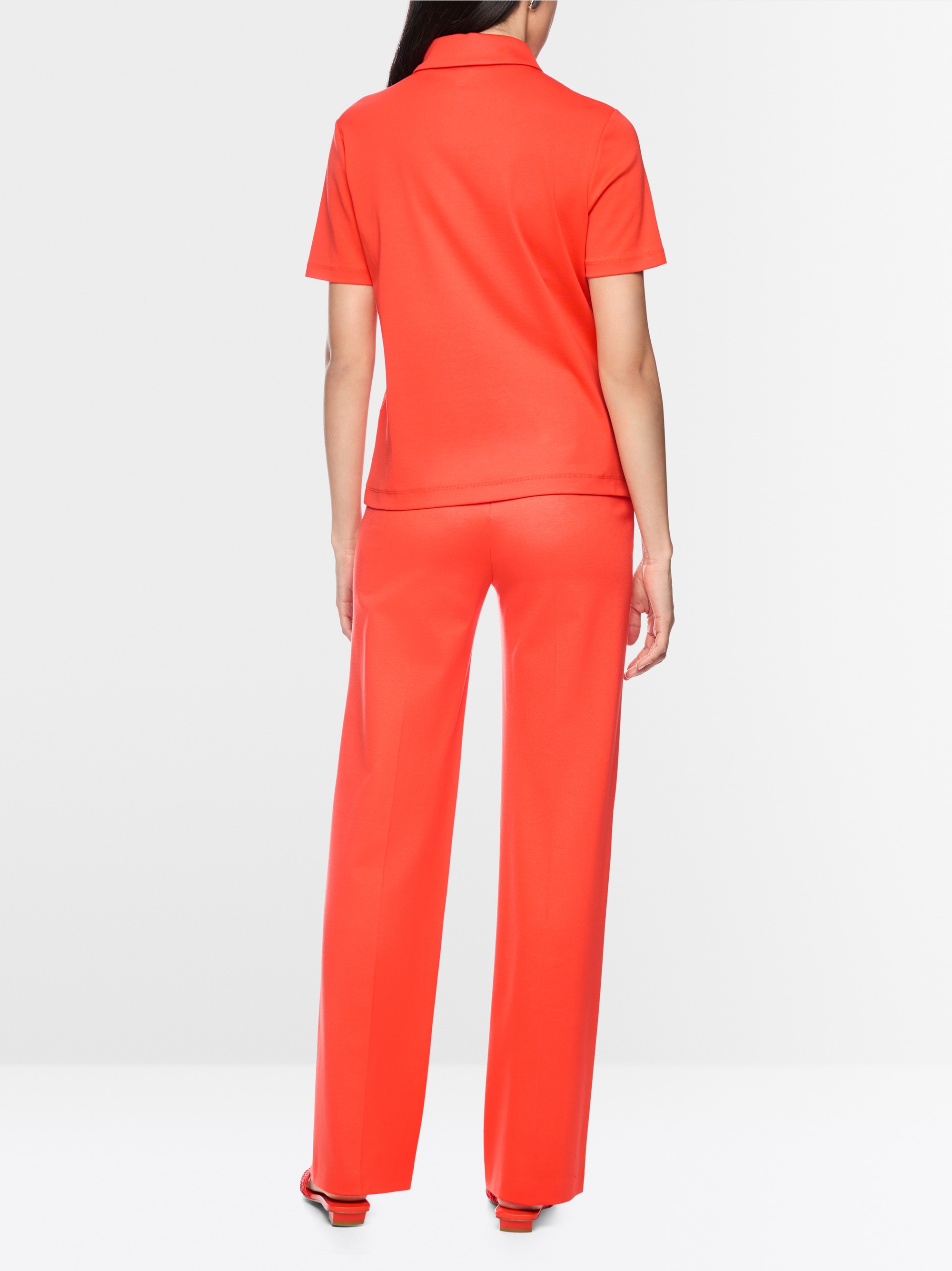 Polo Shirt in Cotton Stretch