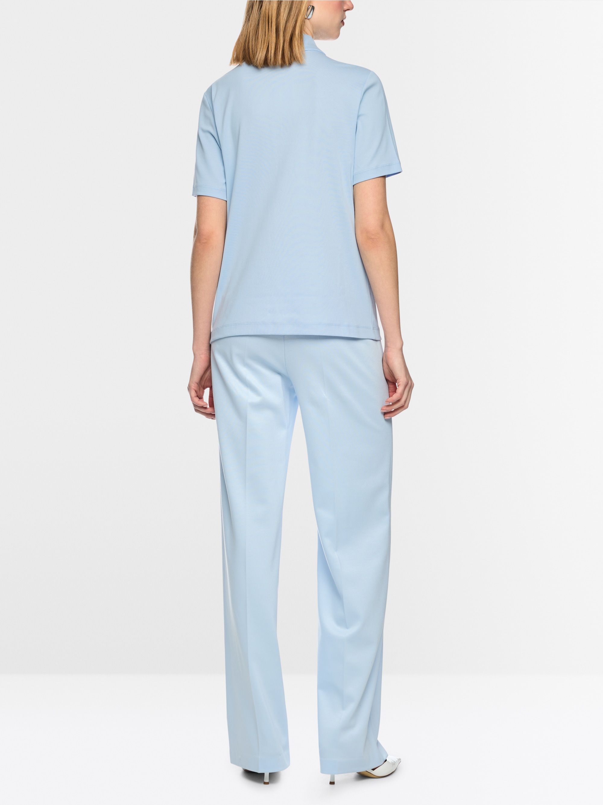 Polo en coton stretch