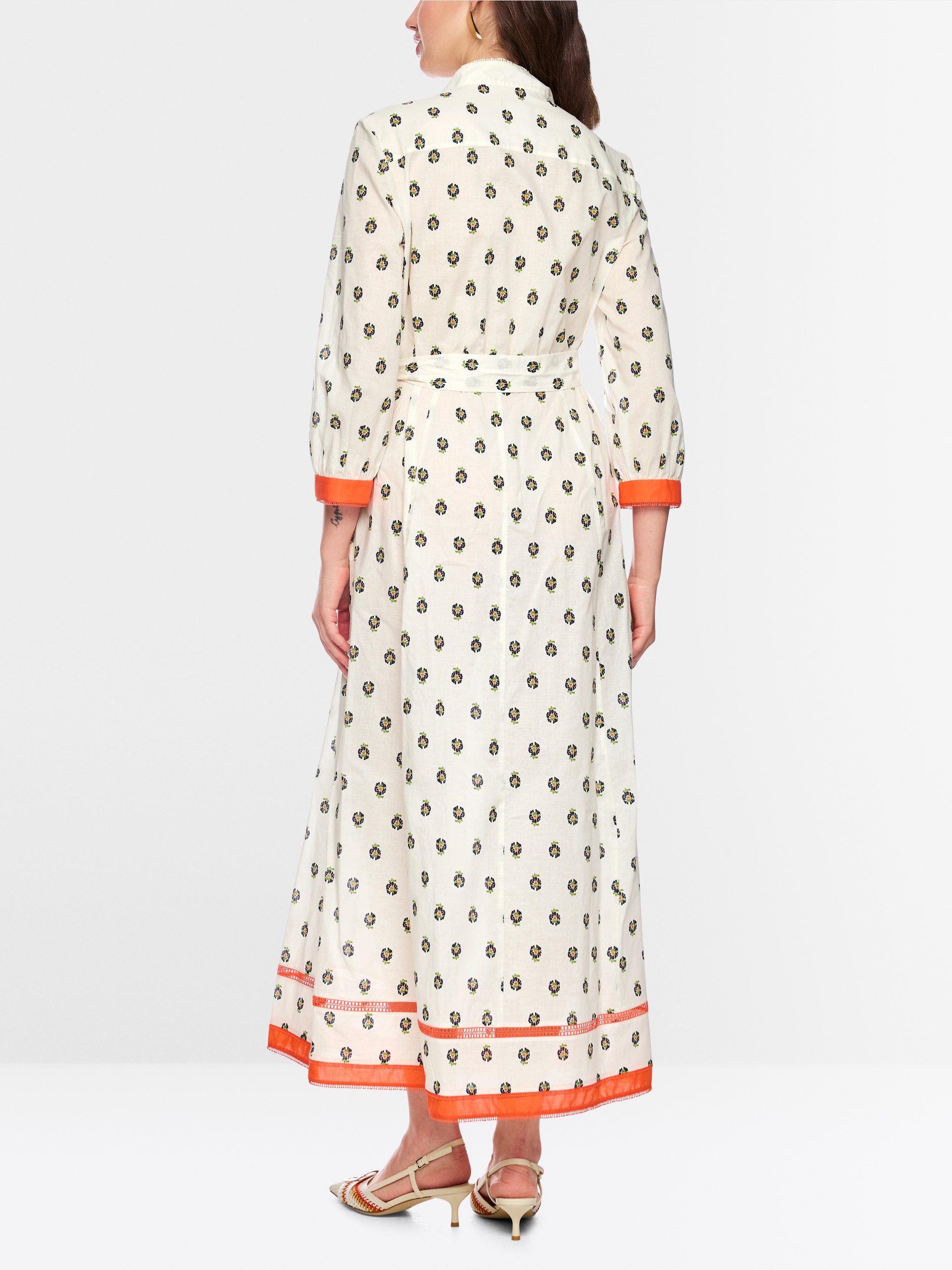 Printed cotton dress