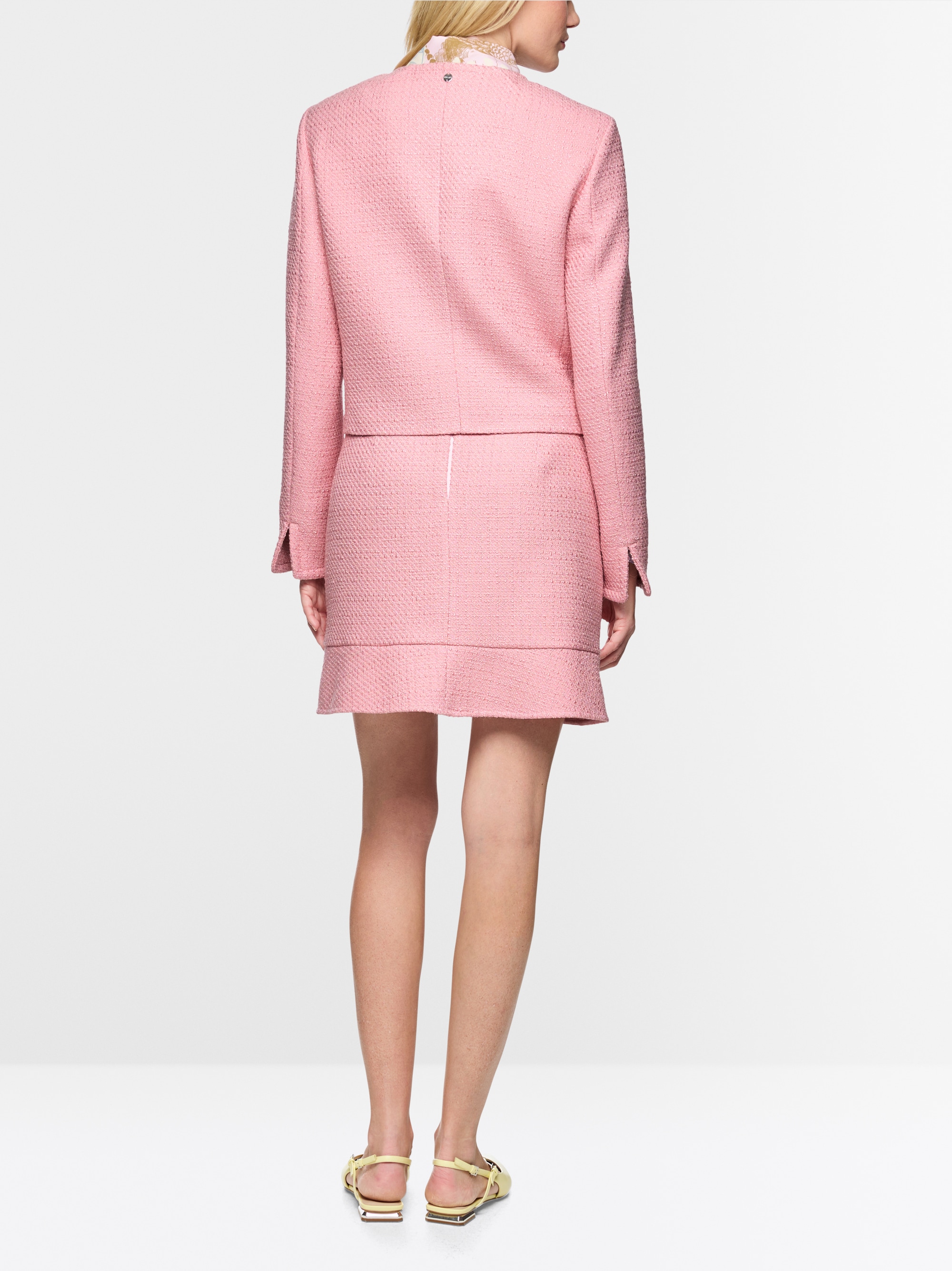 Veste couture en coton mélangé