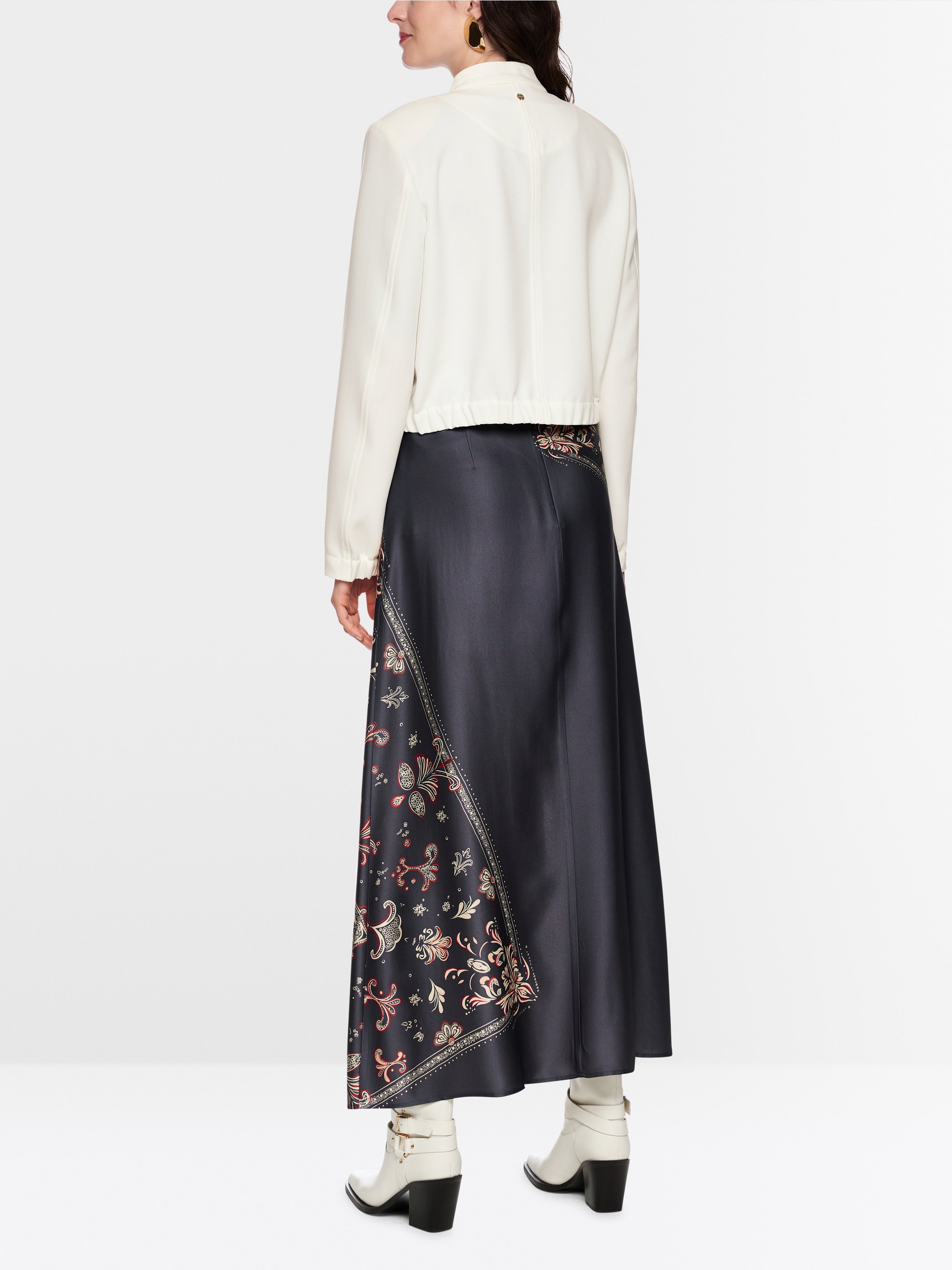 Veste à col montant et fermeture éclair