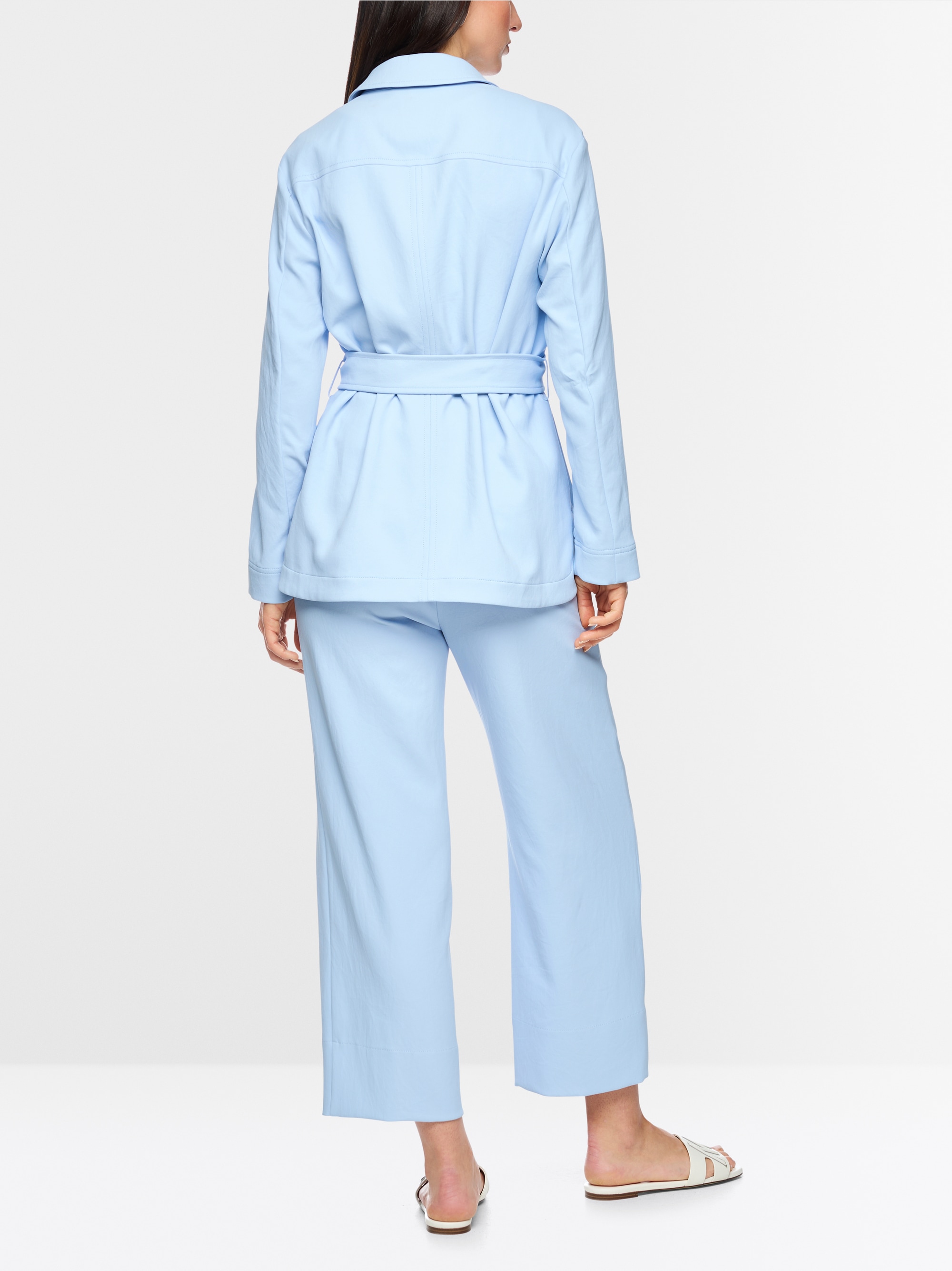 Veste caban avec ceinture