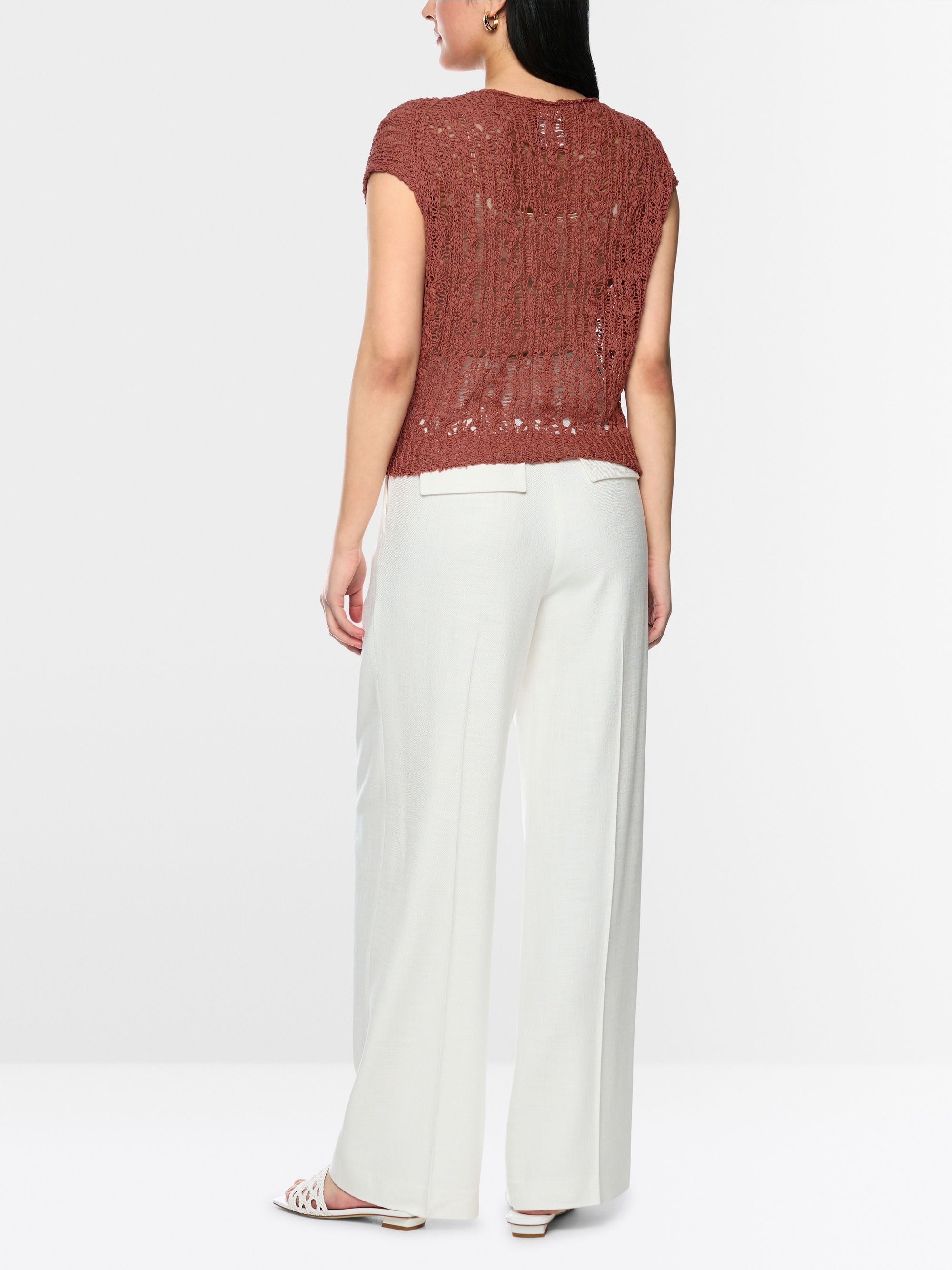 ‘Rethink Together’ openwork jumper