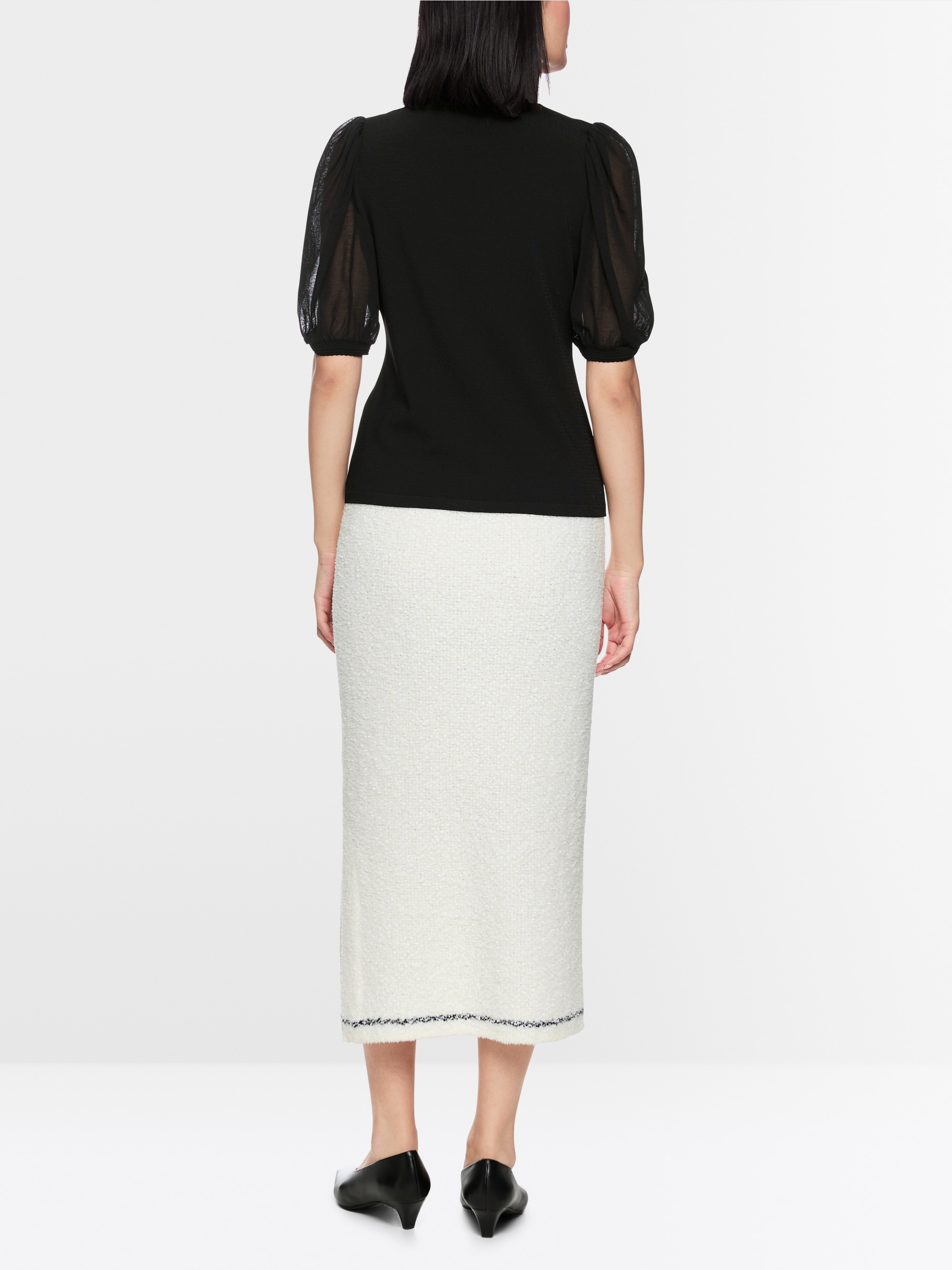 ‘Knitted in Germany’ half-sleeve jumper