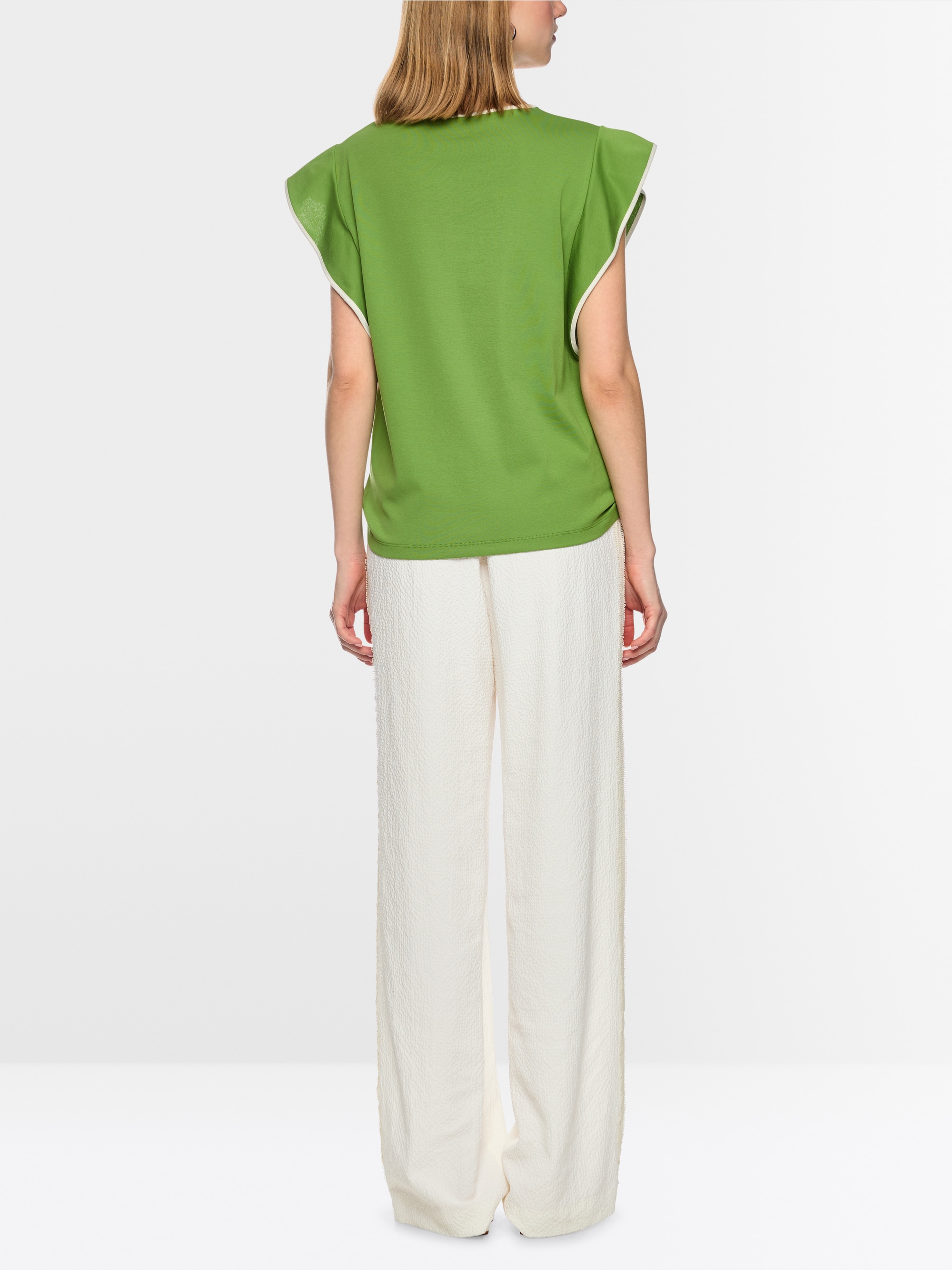 Feminine cotton stretch shirt