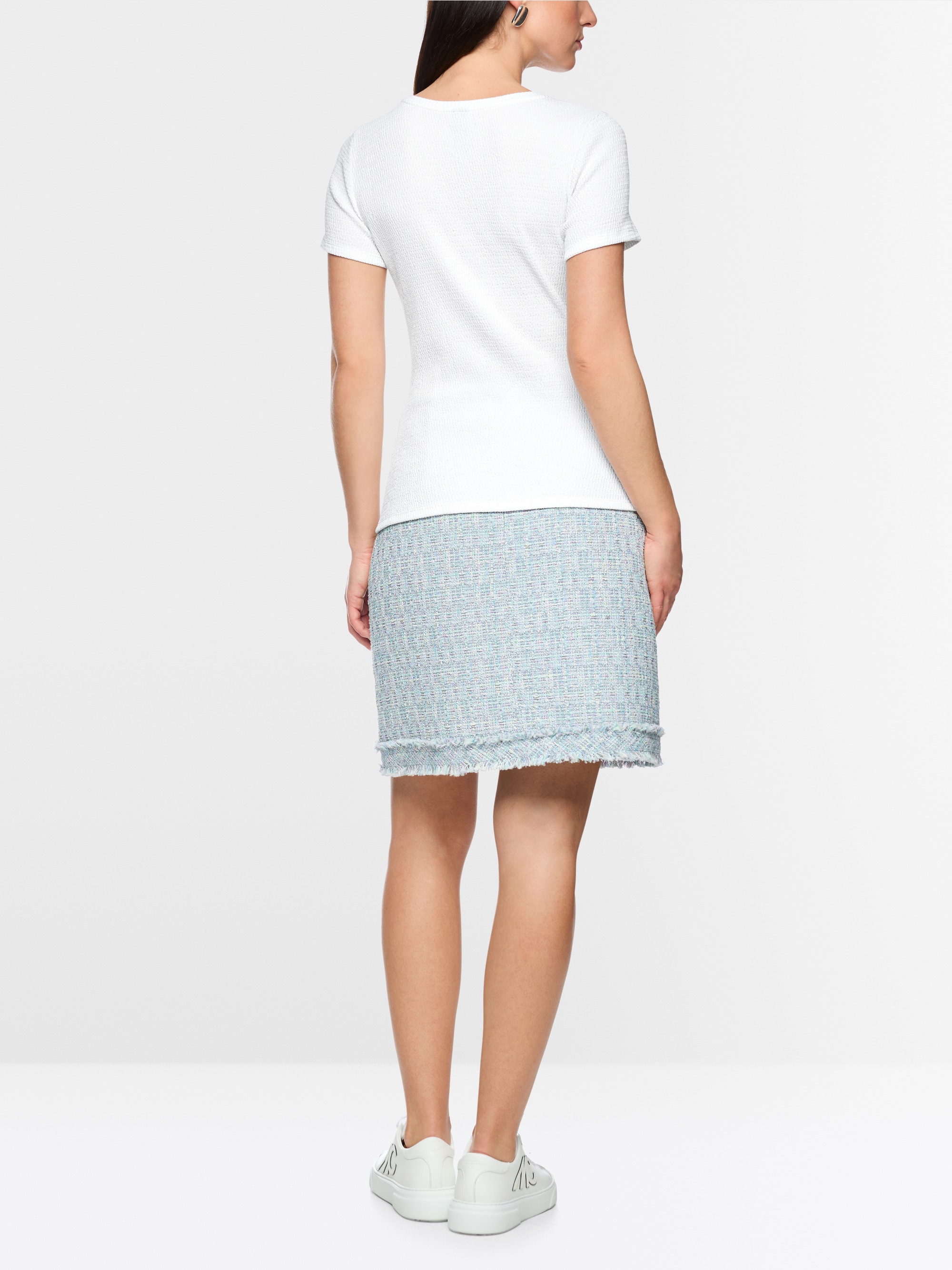 Fitted short-sleeved shirt