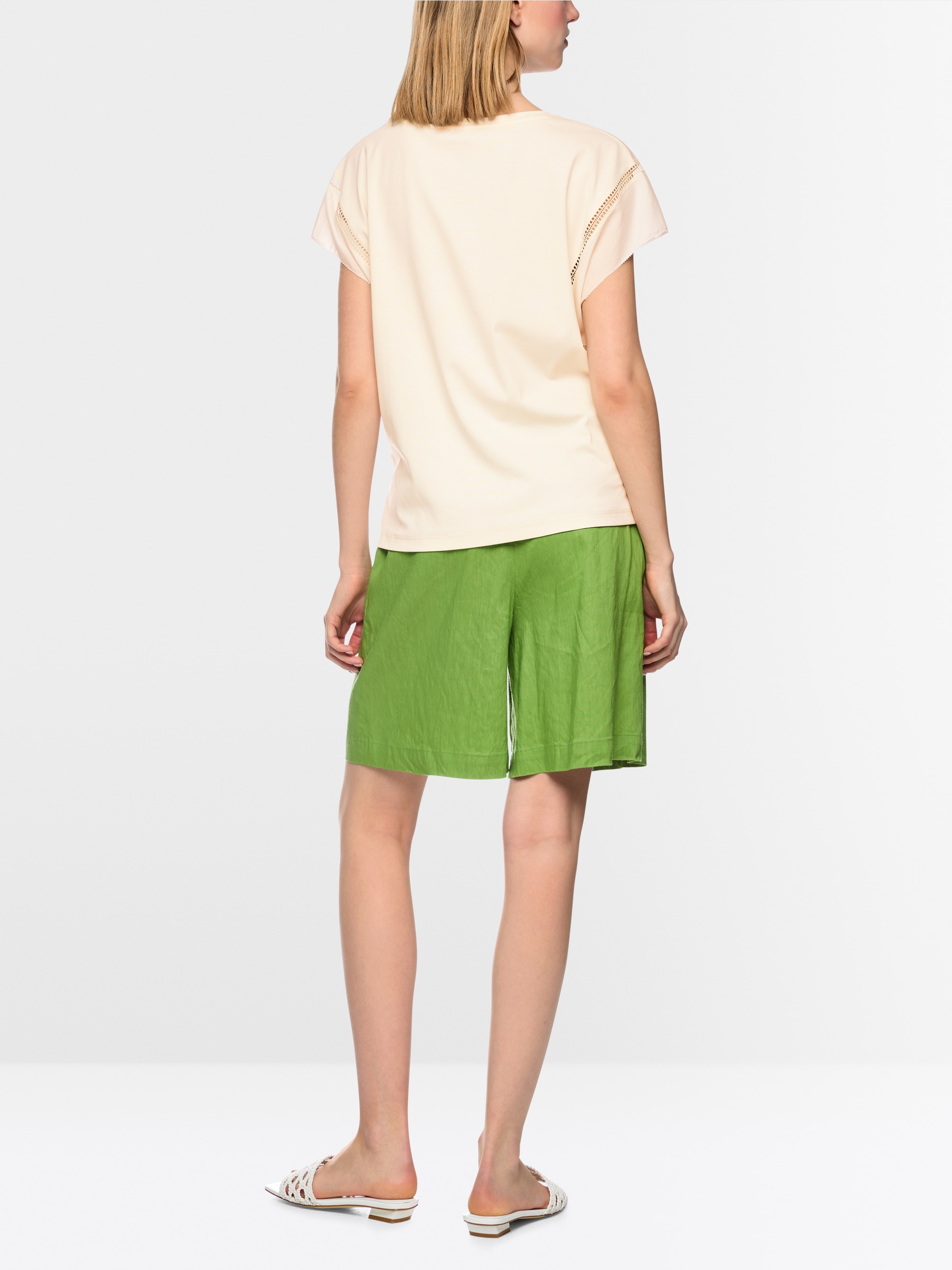 Shirt with cotton voile