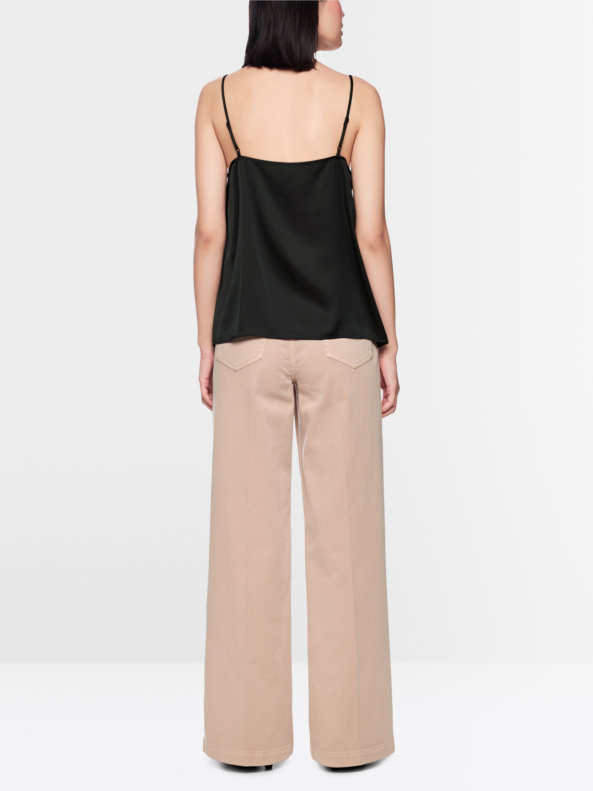 Elegant strap top with lace