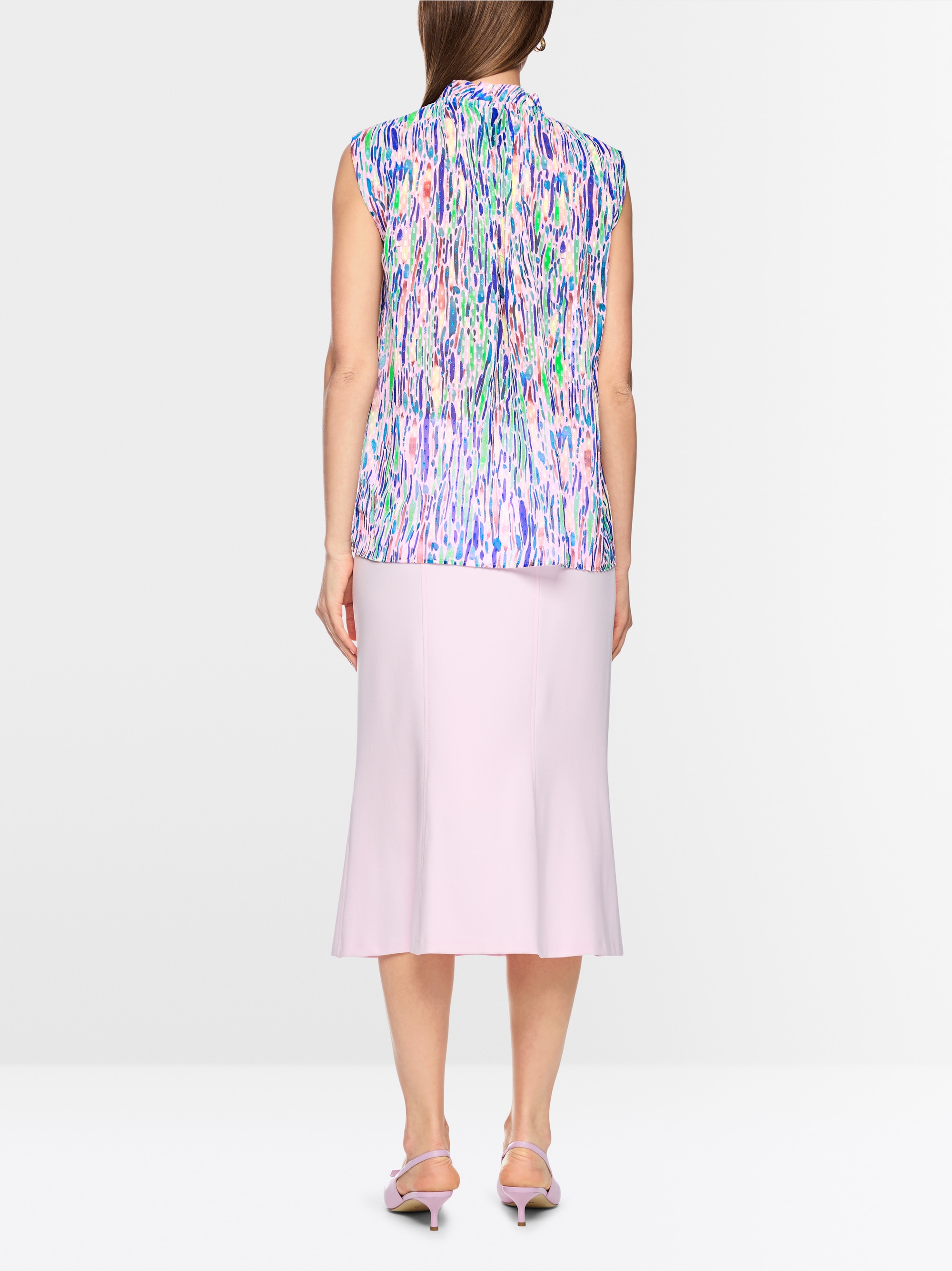 Top féminin à volants