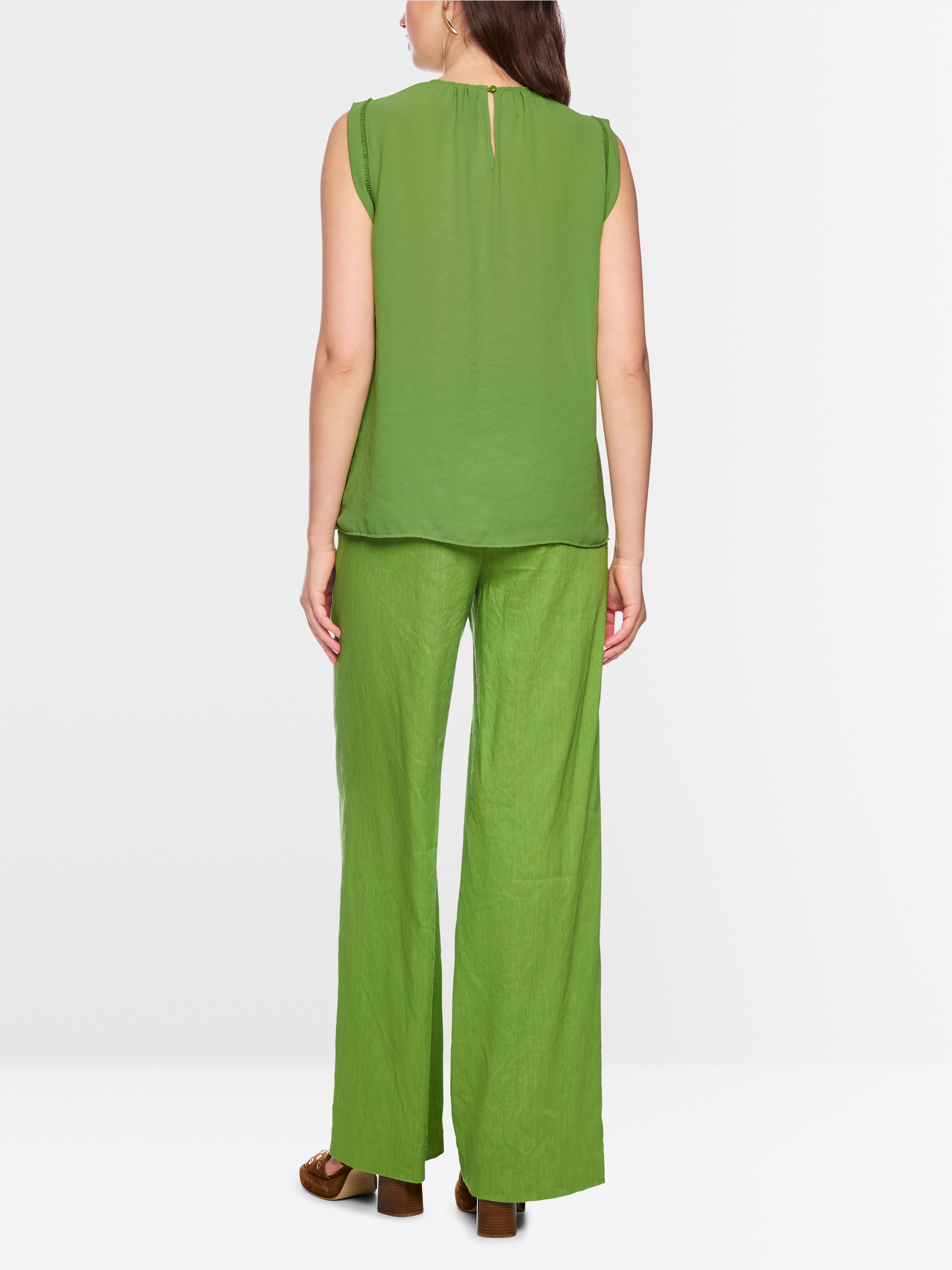 Top with lace and pintucks