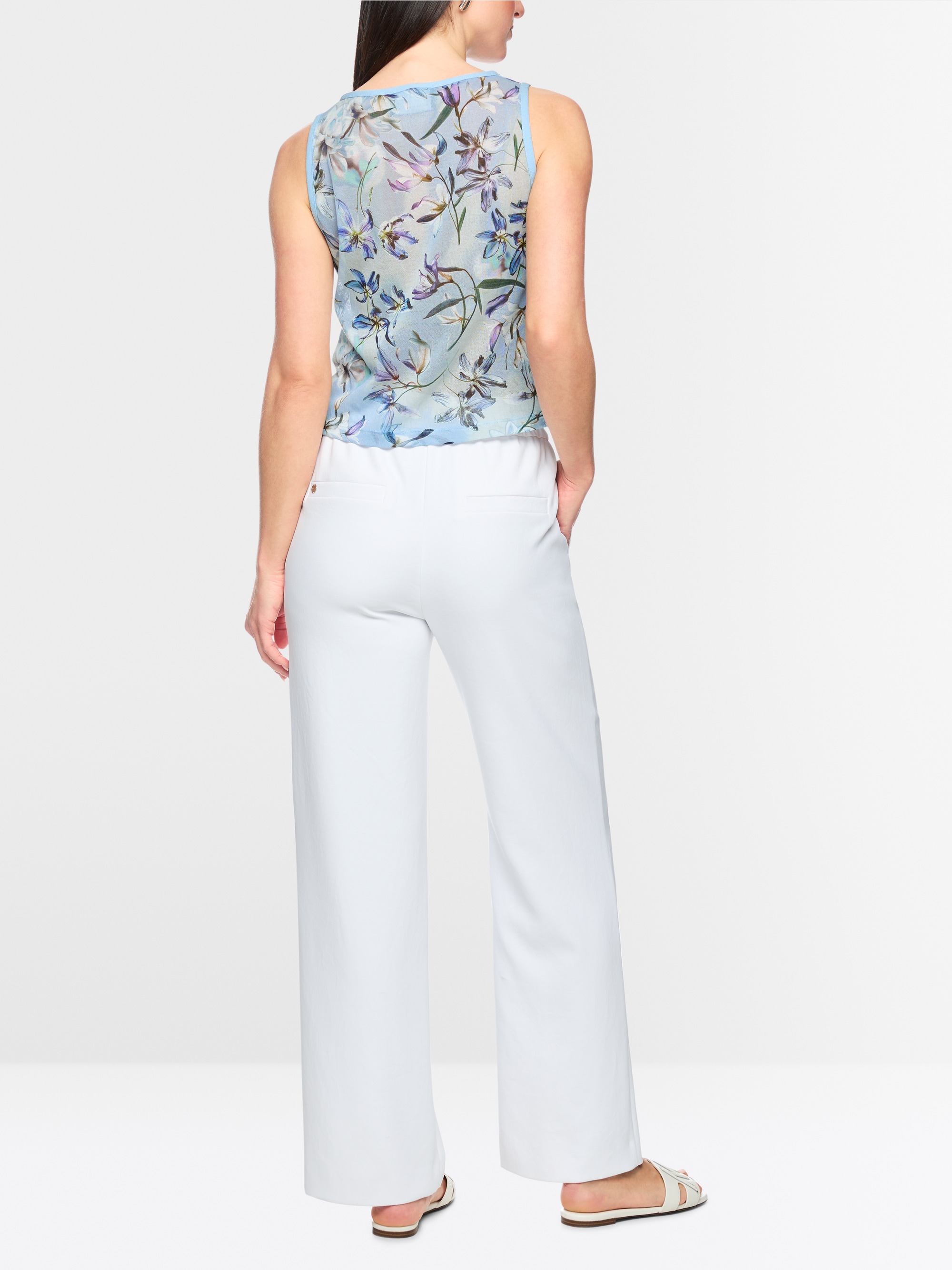 Top à imprimé floral « Knitted in Germany »