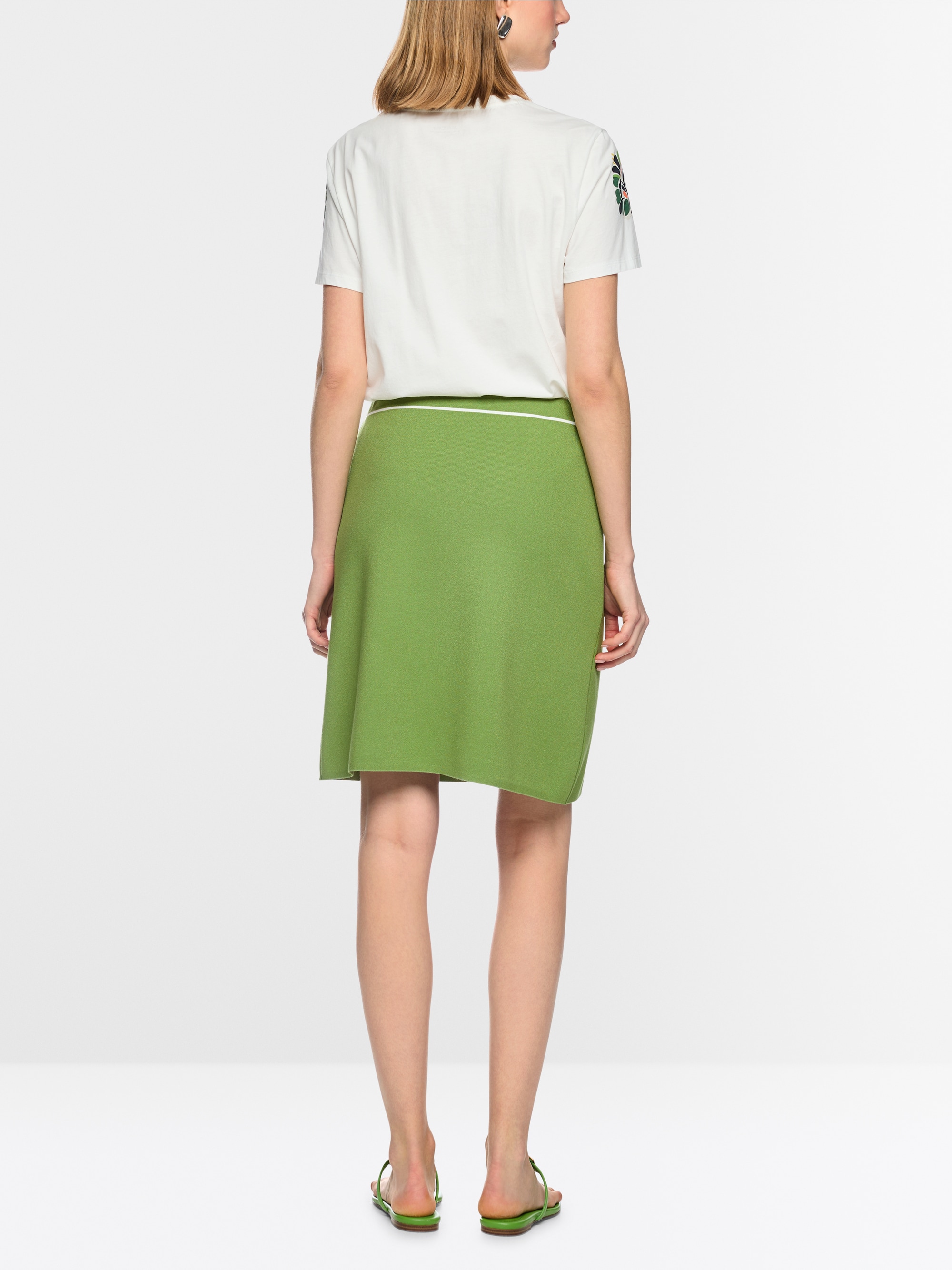 Rethink Together fine knit mini skirt