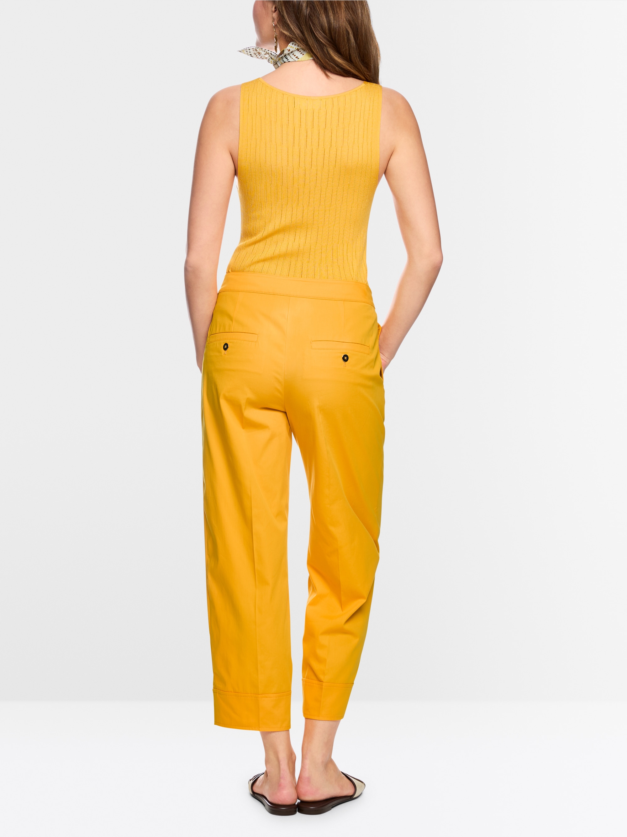 RENTON cotton blend trousers