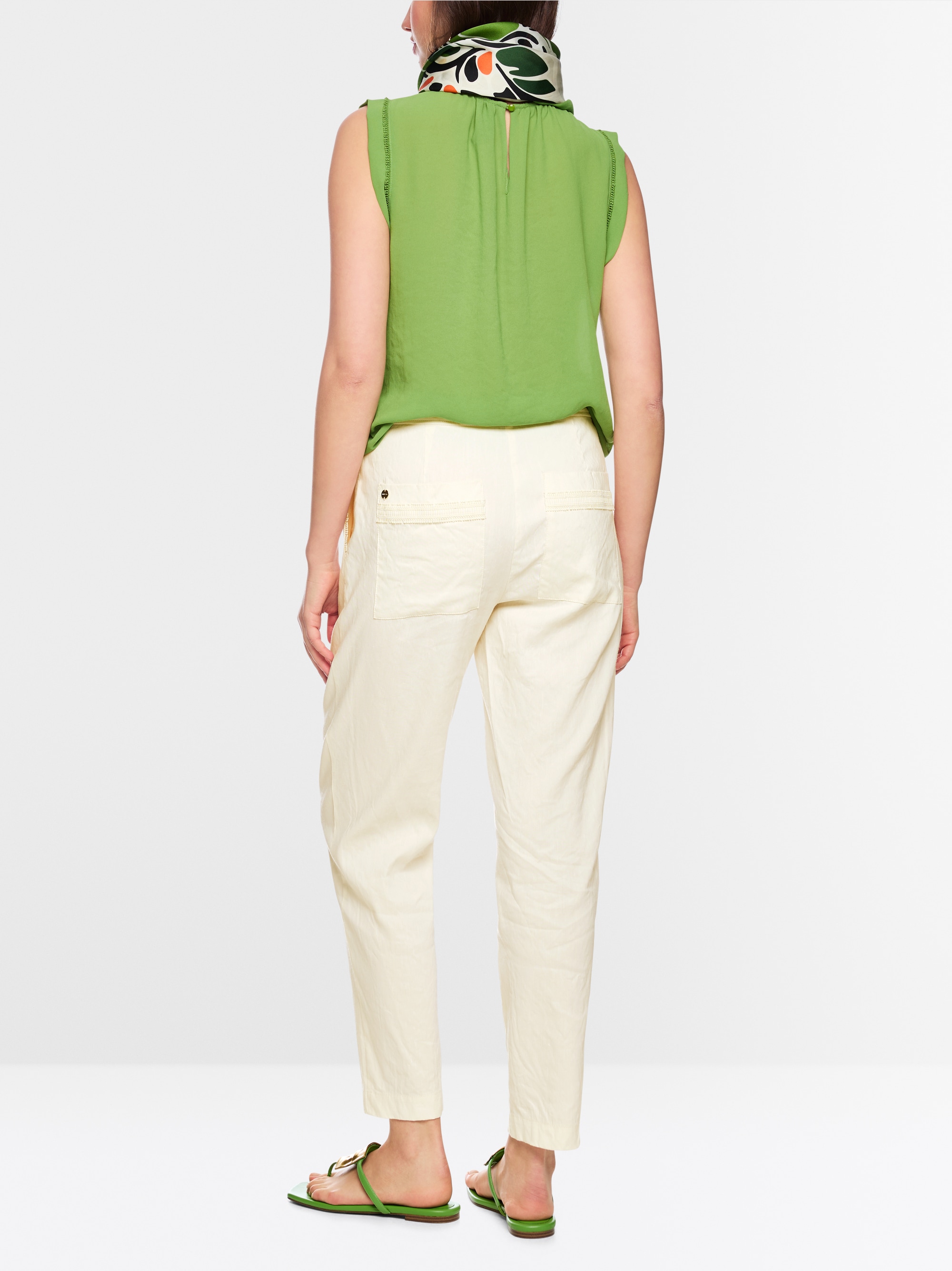 Pantalon FORDON en lin et viscose