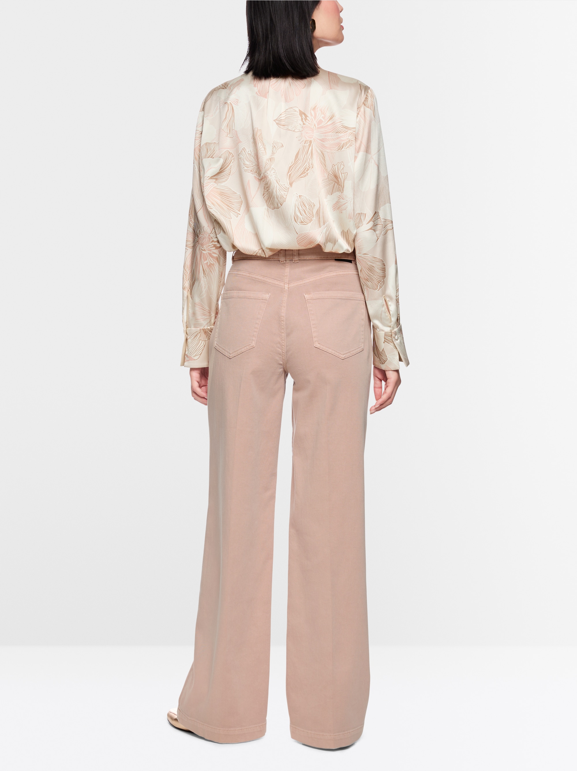 WARRI wide jeans with rhinestone cord