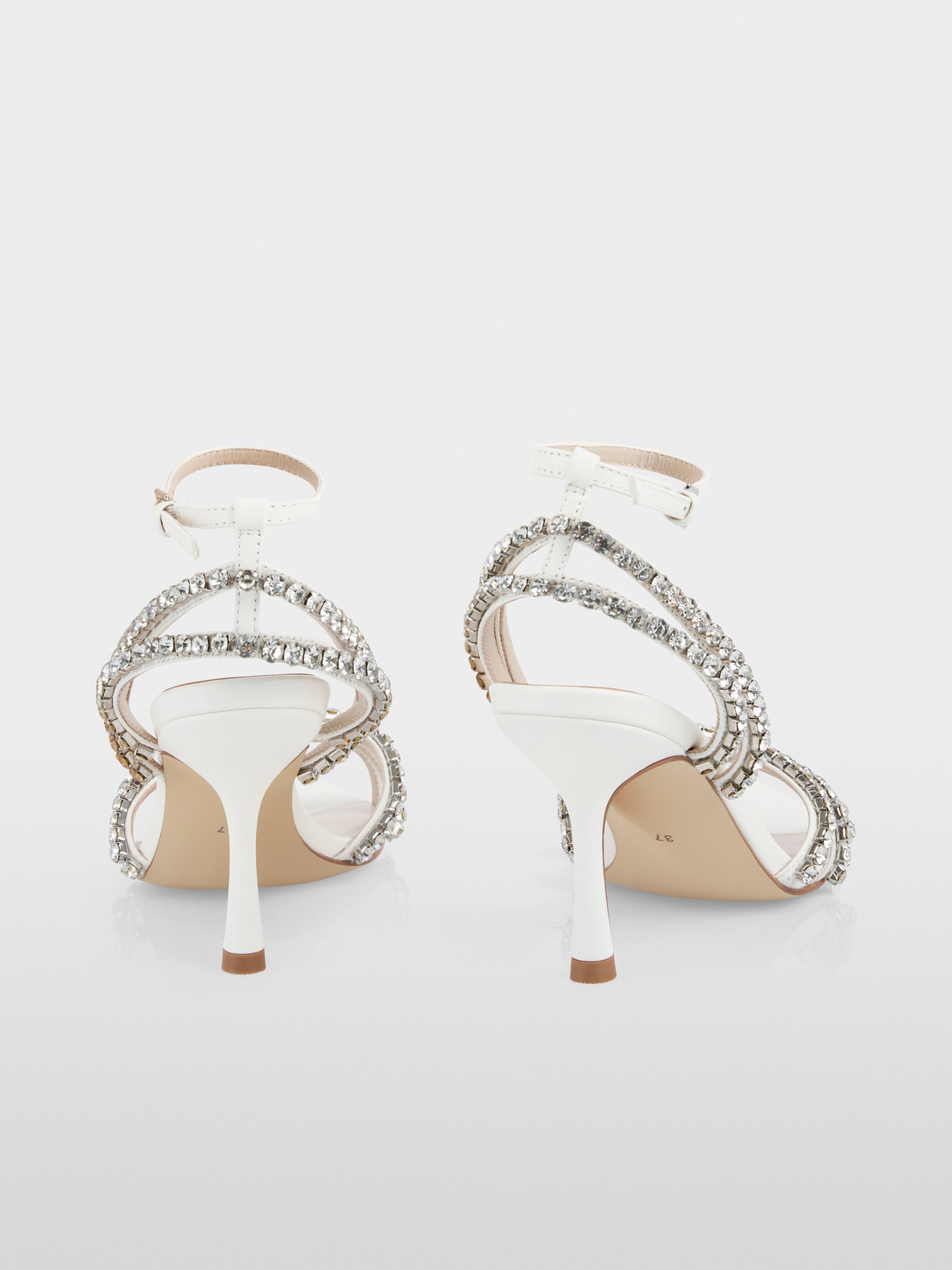Sandale à talon haut avec strass