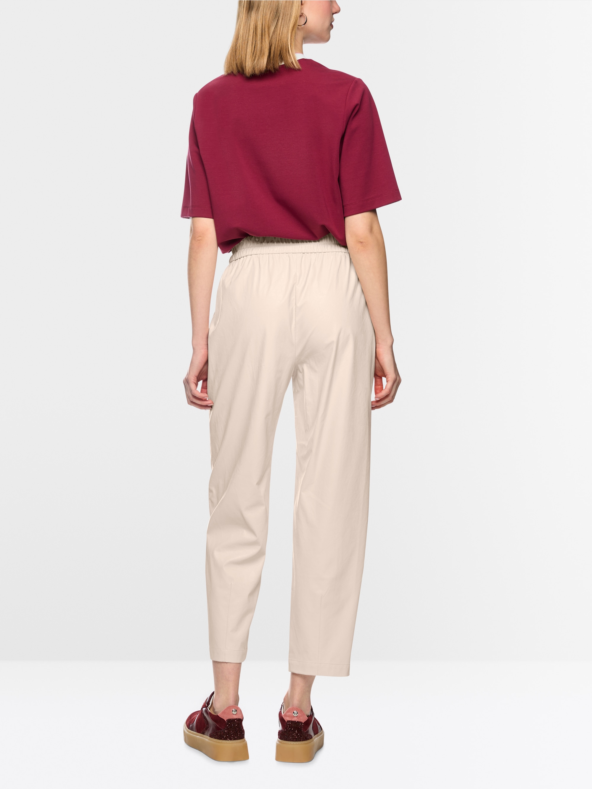 RANCHI pants with a high waist