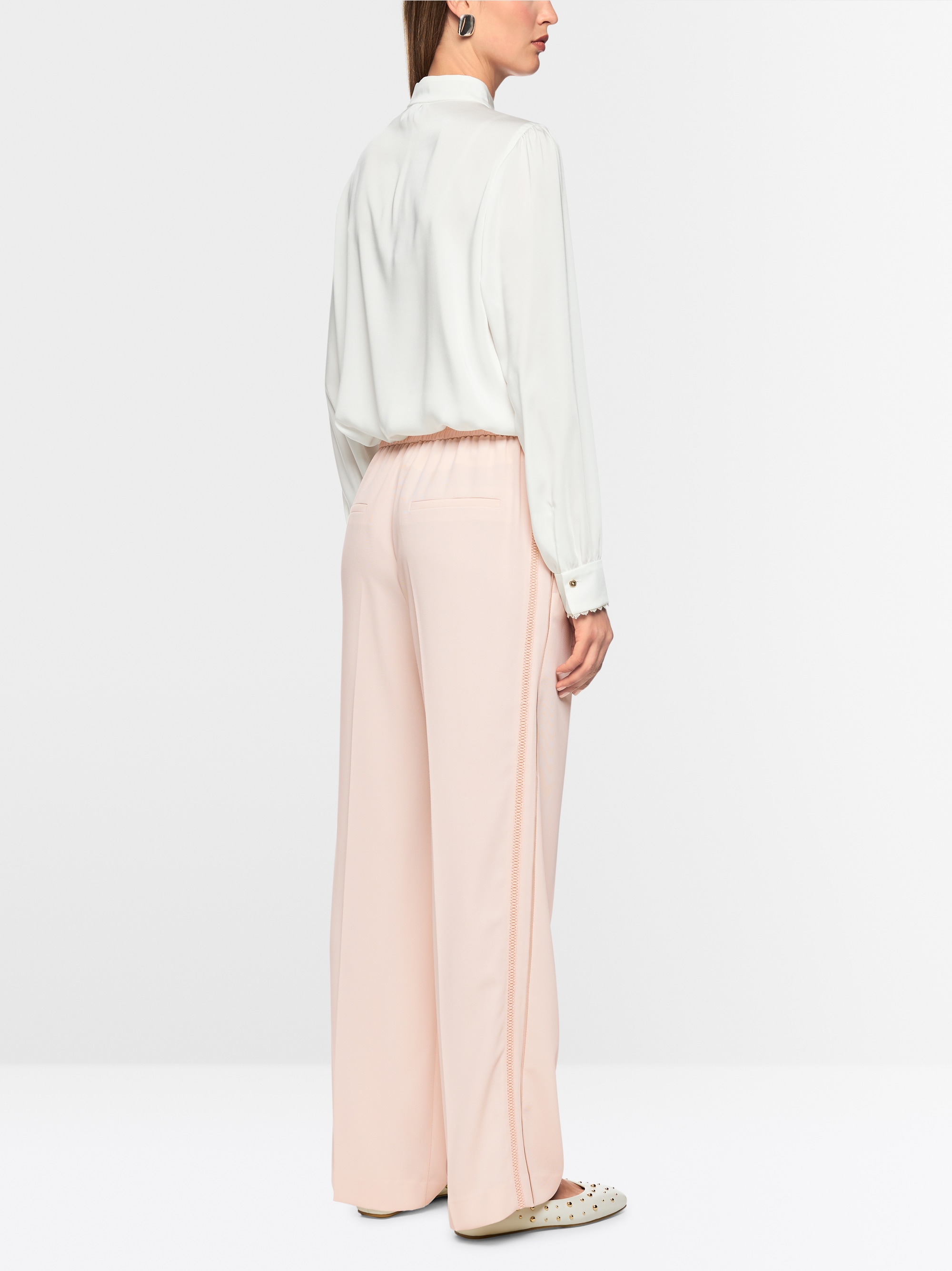 WIDE WASHINGTON pants with drawstring