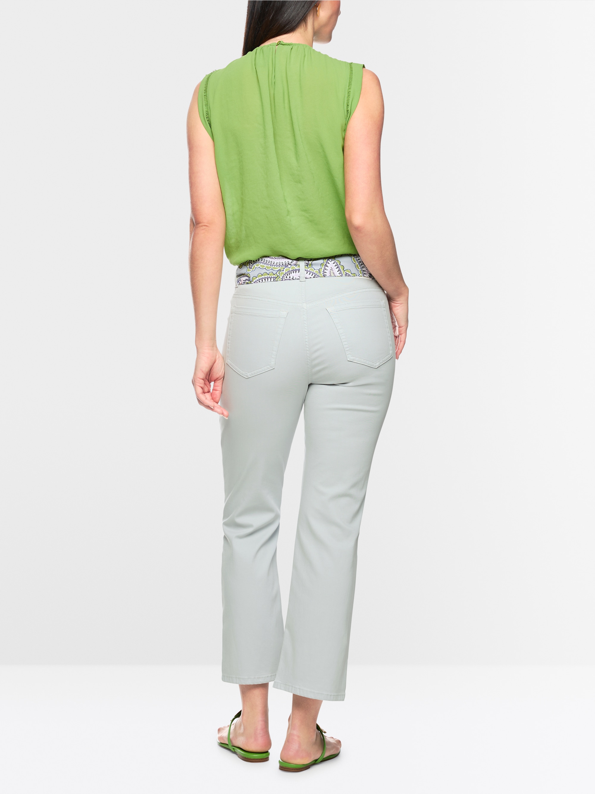 FORLI jeans with fabric belt