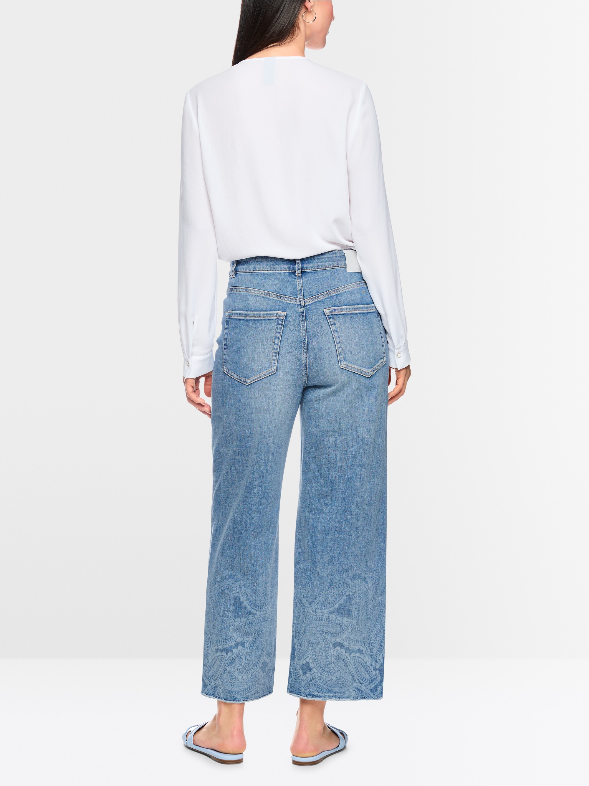 WIGAN jeans with paisley pattern