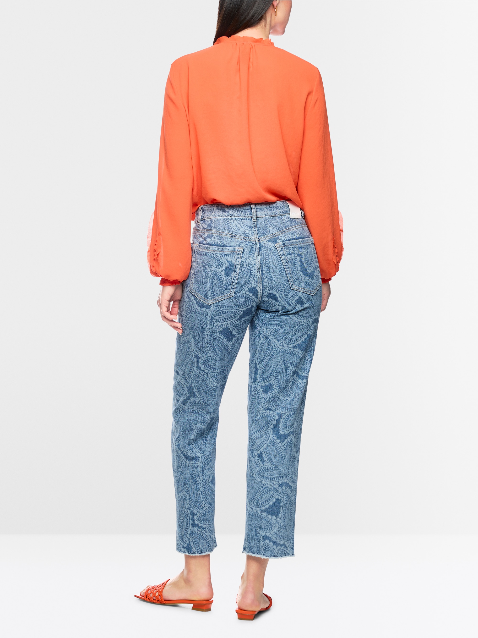 ROHA jeans with paisley pattern