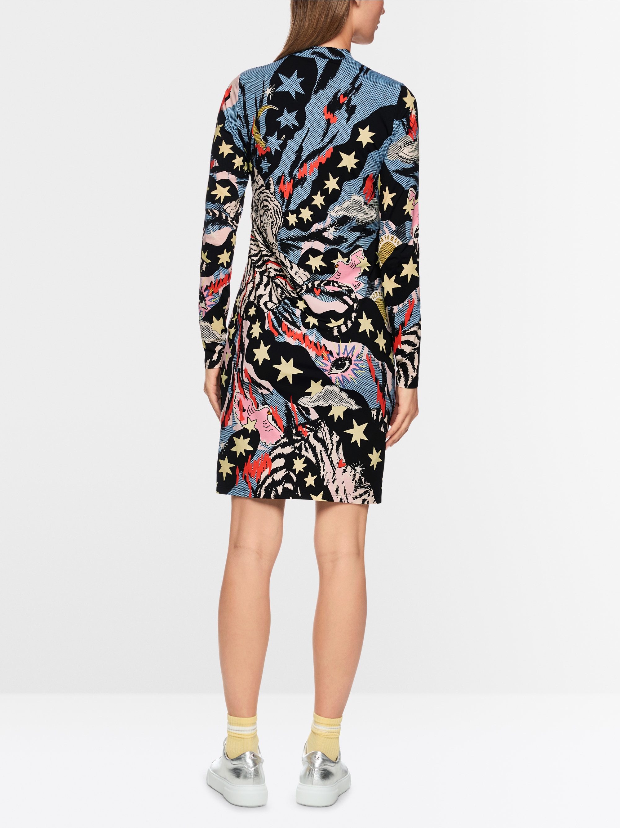 Robe courte avec imprimé bande dessinée