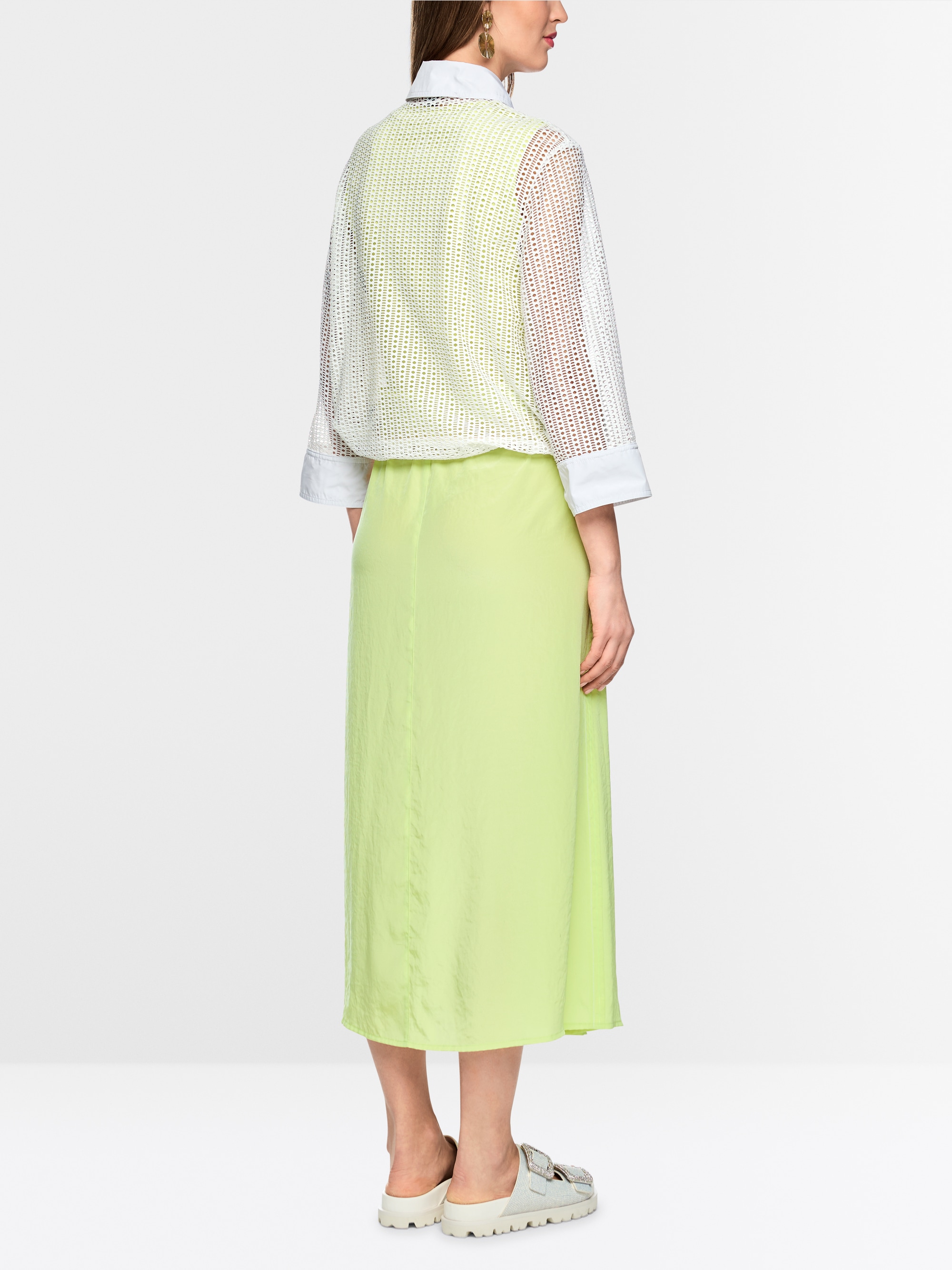 Veste blanche ajourée