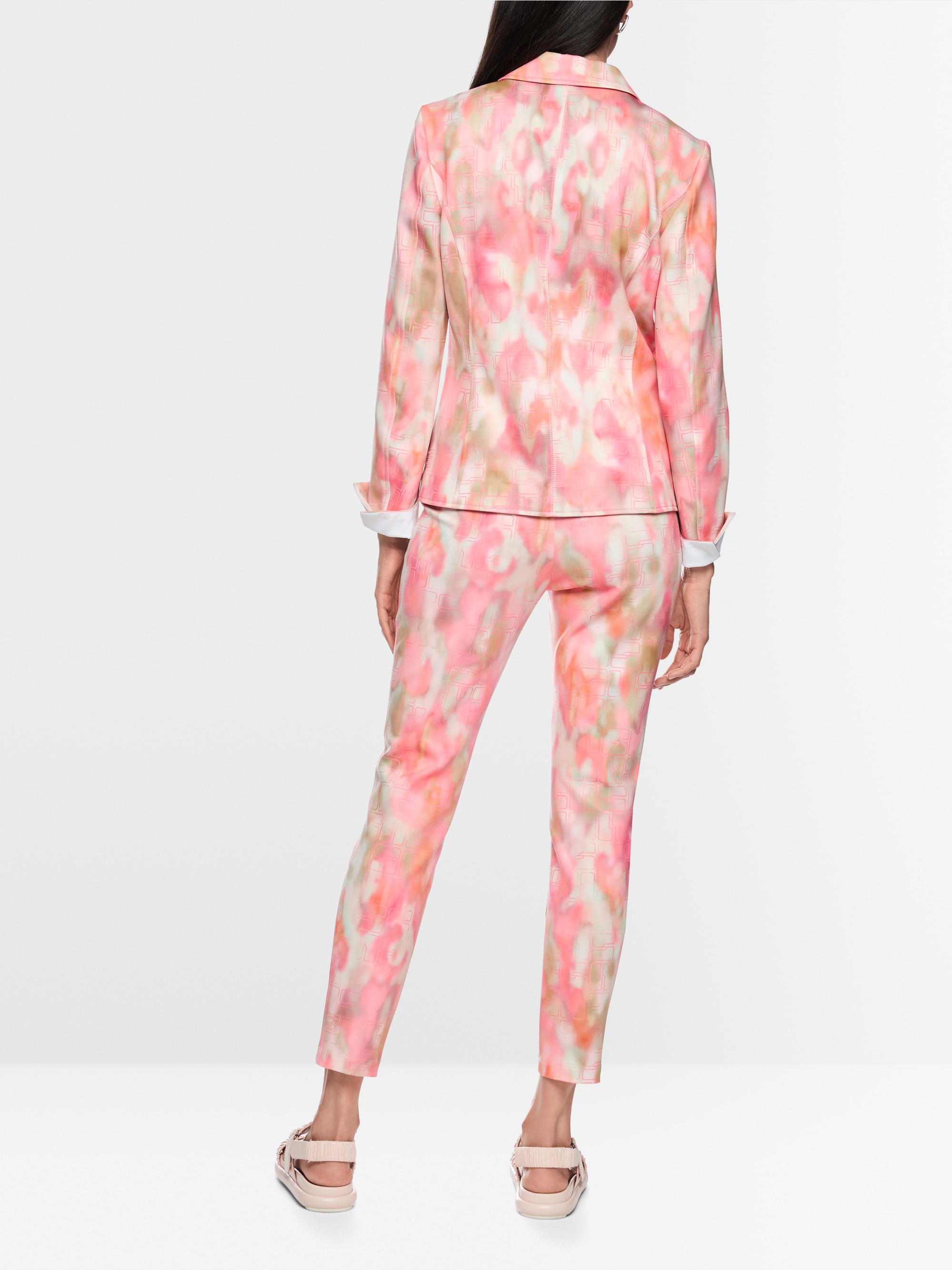 Blazer with all-over print