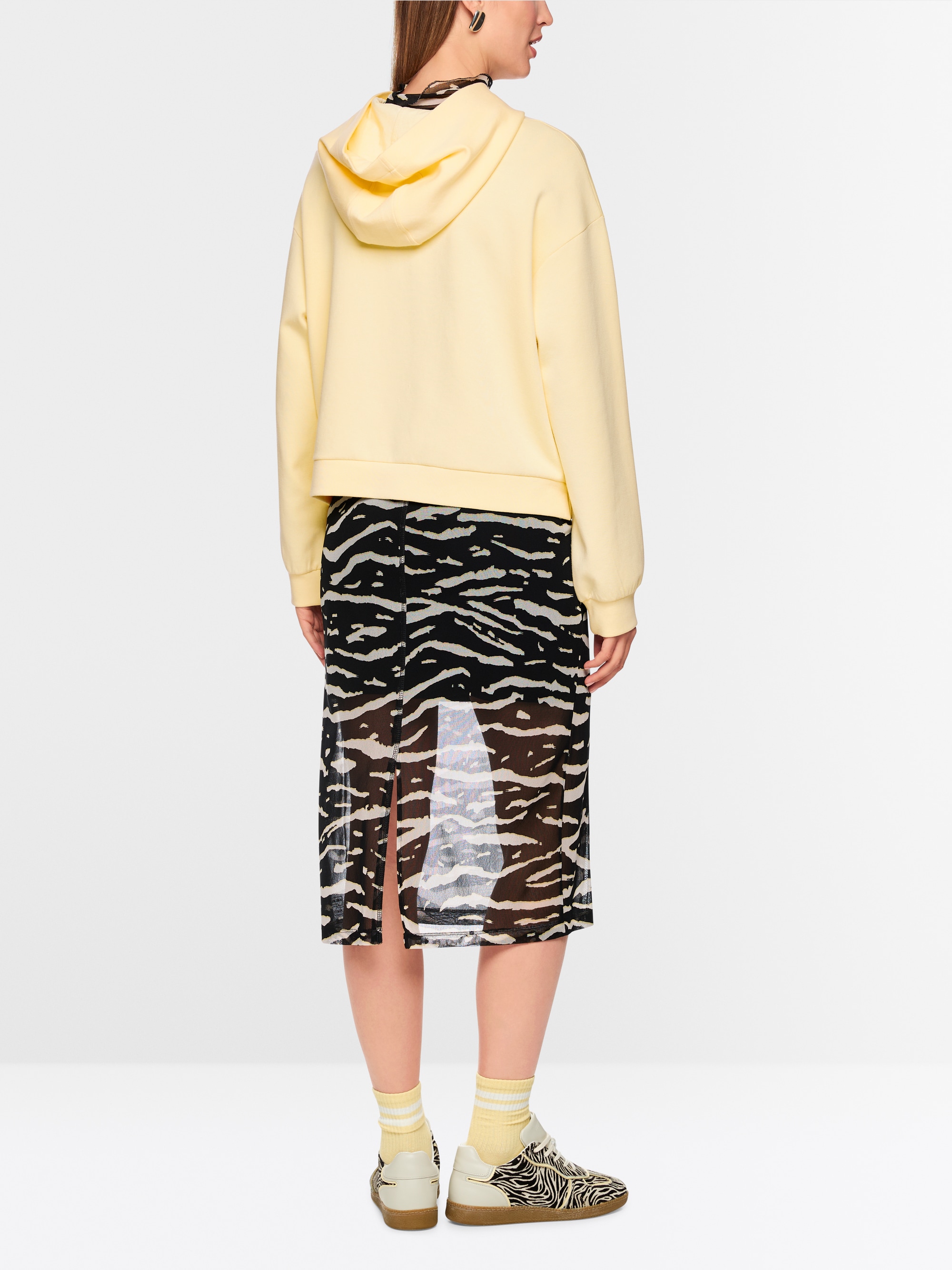 Sweat-shirt à imprimé animalier