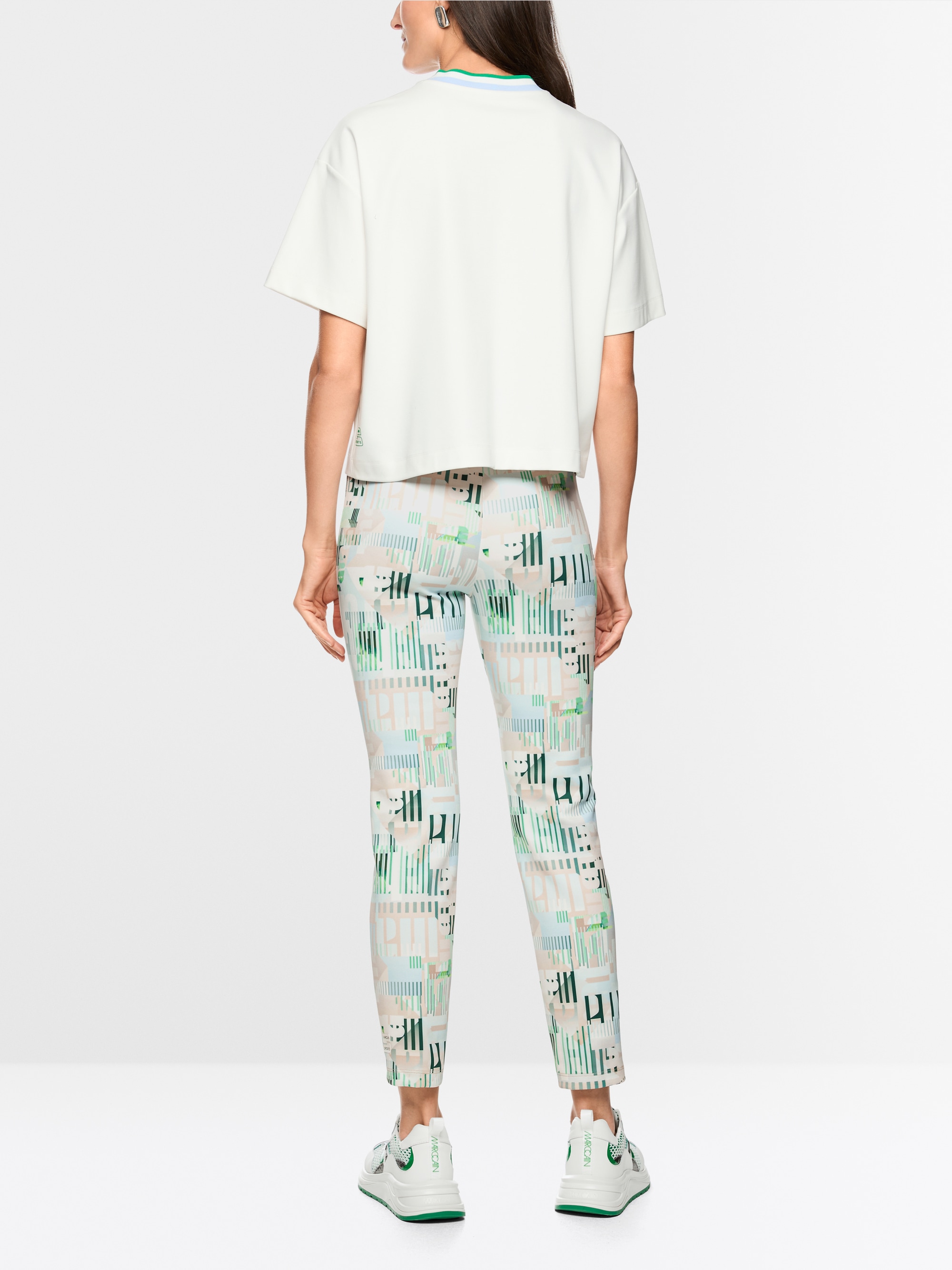 Shirt with heart and striped details