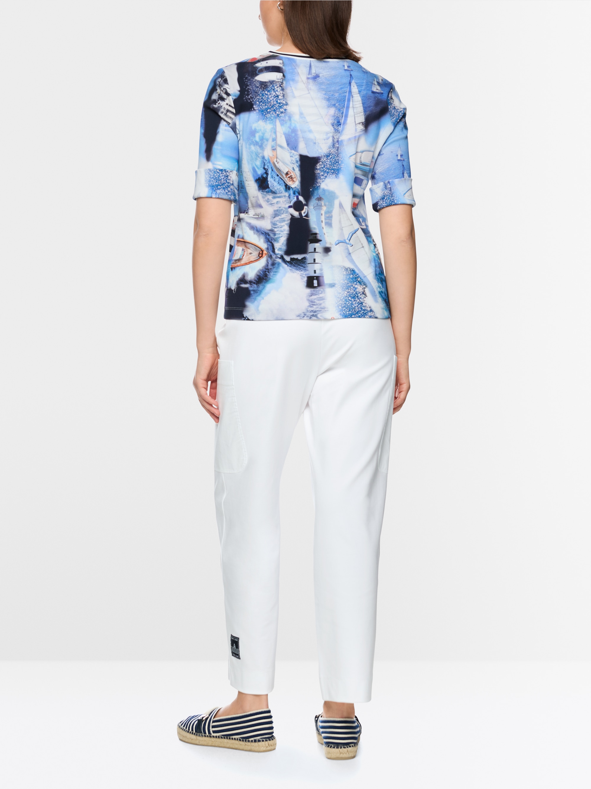 T-shirt with maritime print