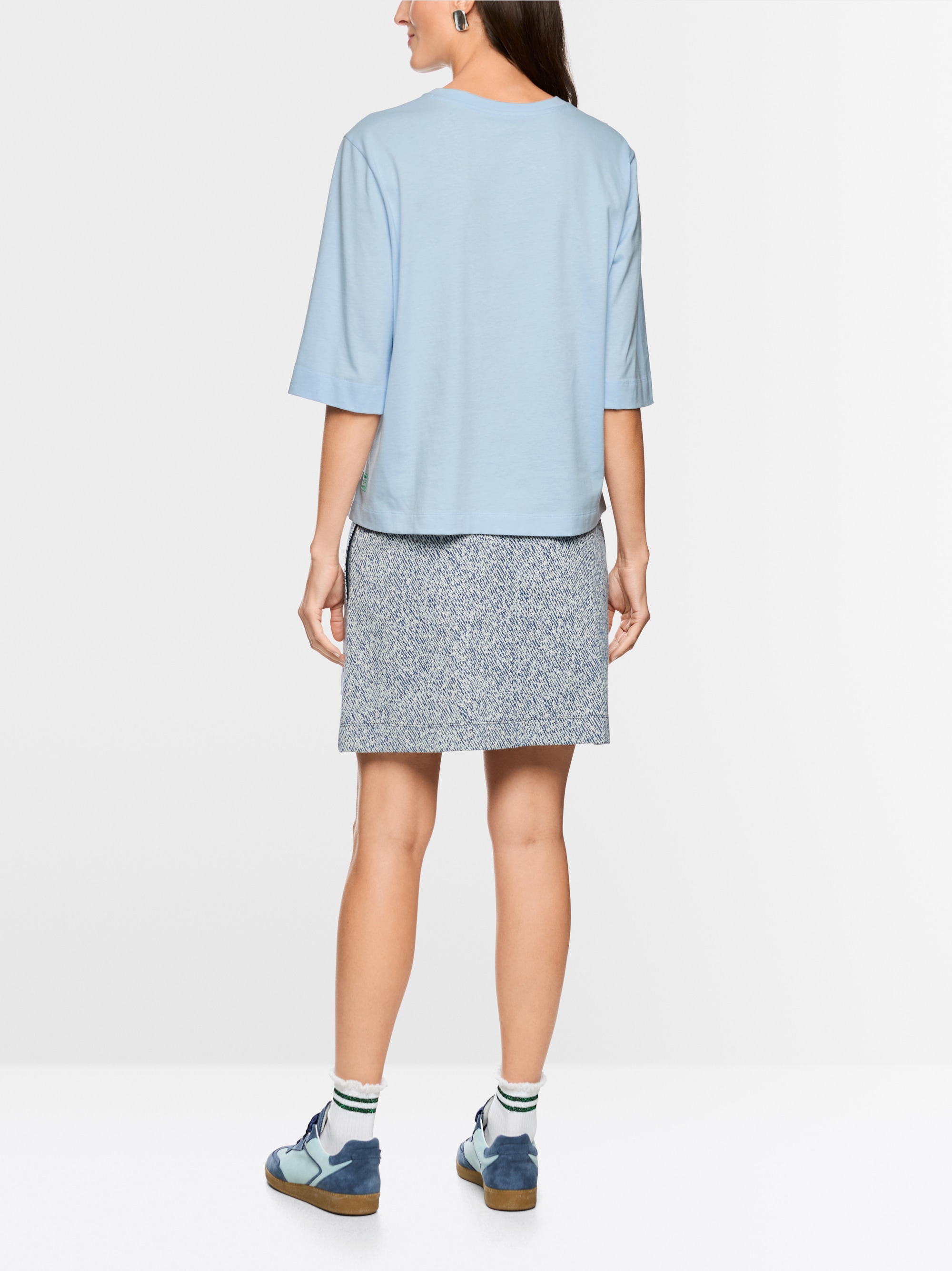 ‘Rethink Together’ matcha print shirt