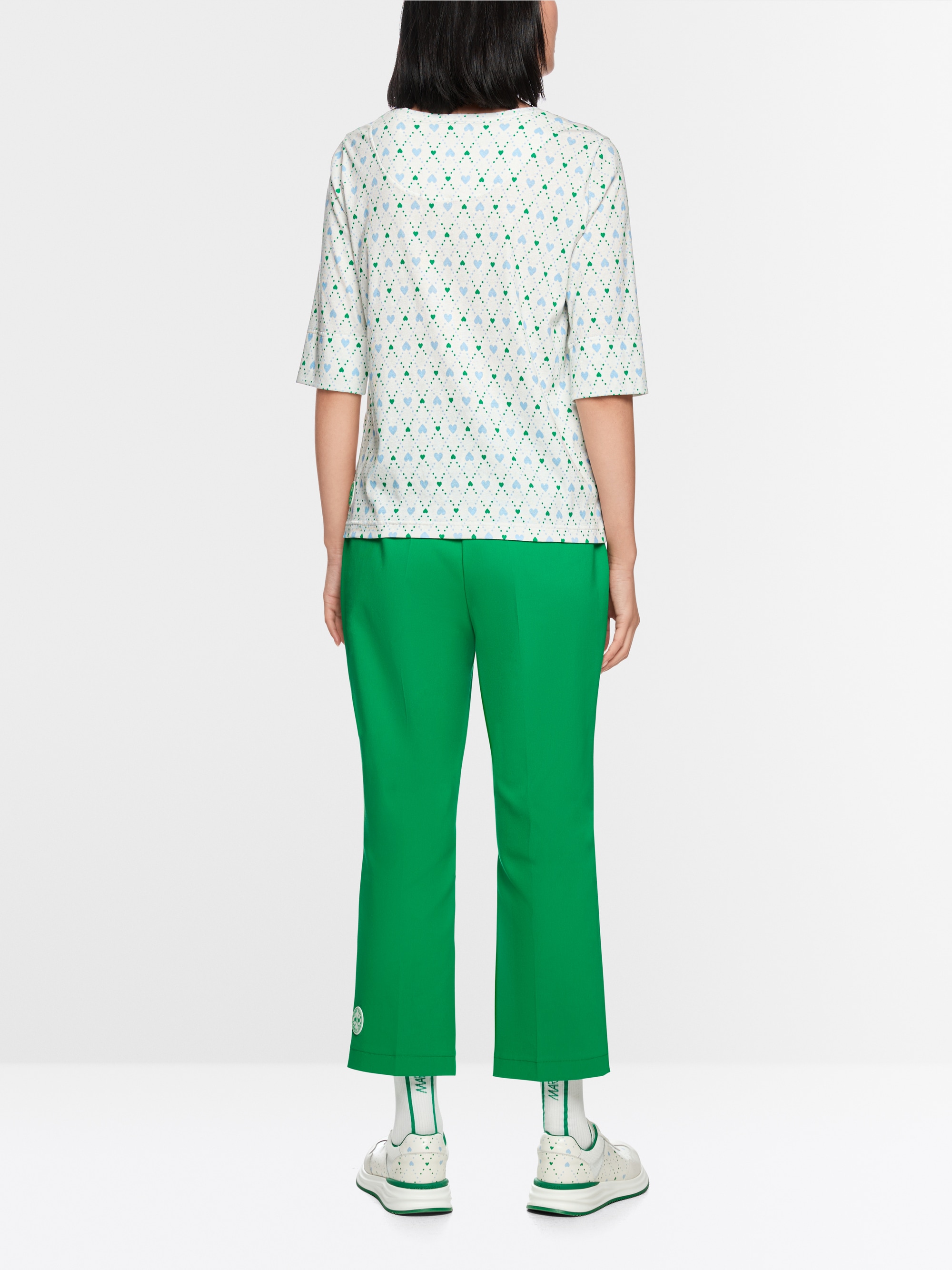 Shirt with heart print