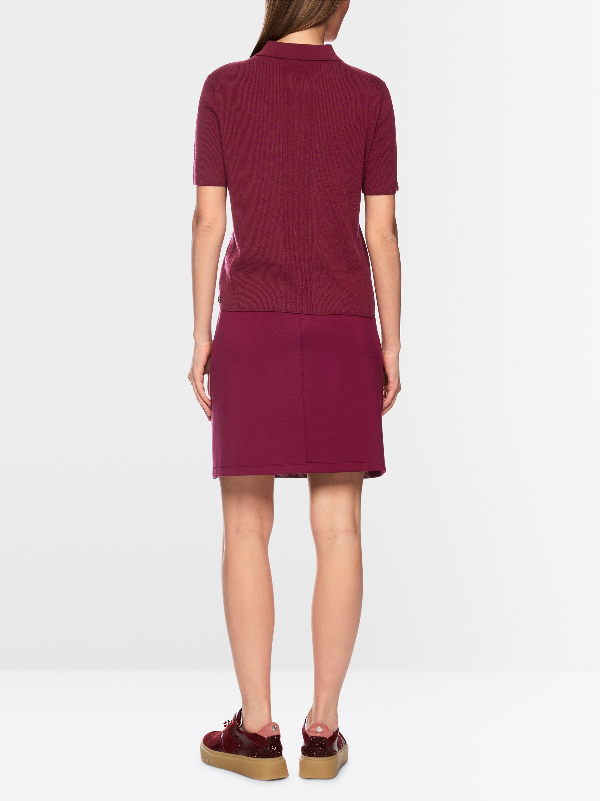 ‘Rethink Together’ knitted polo shirt