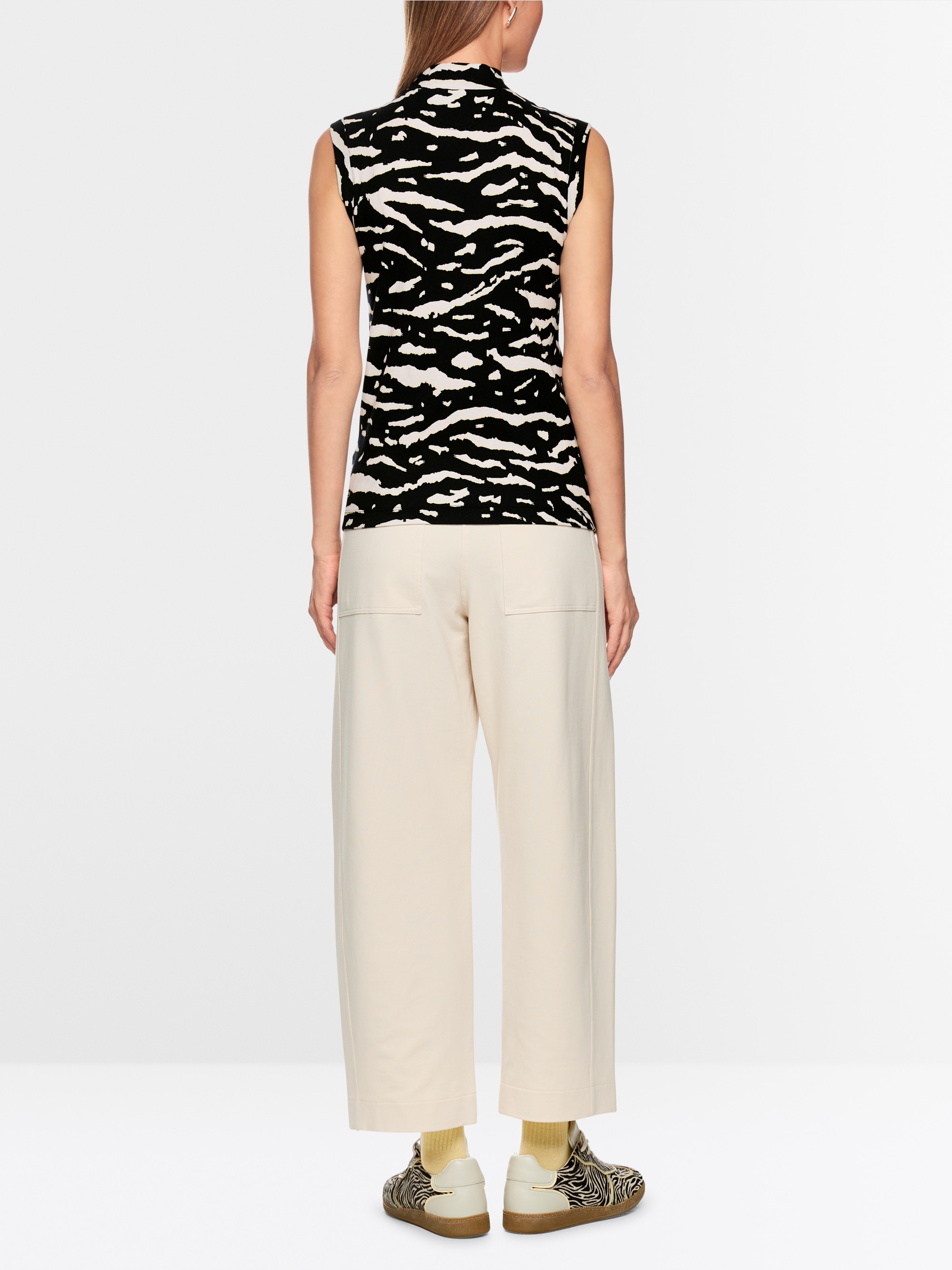 Top avec imprimé animalier