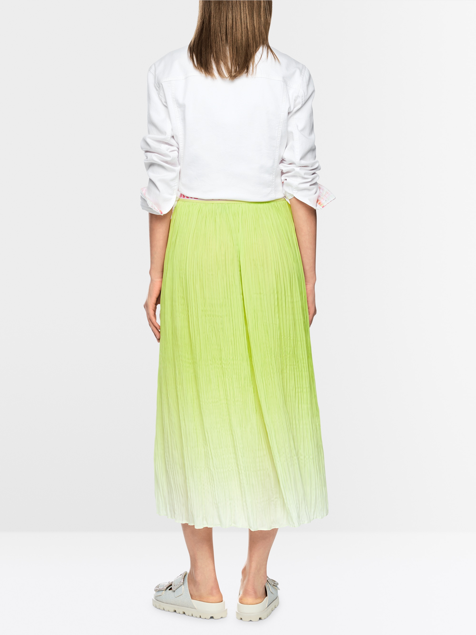 ‘Rethink Together’ airy midi skirt