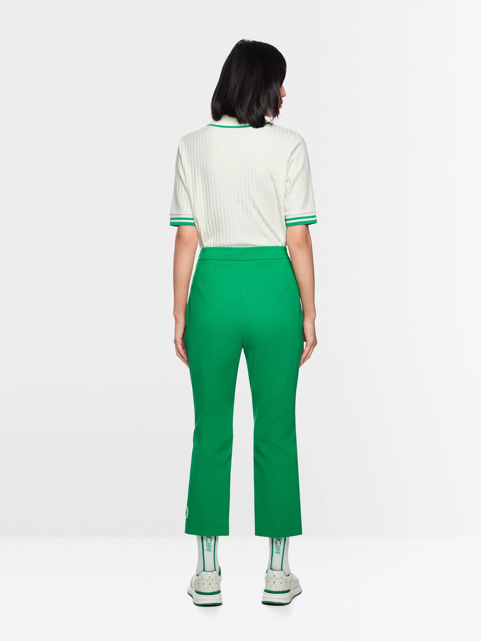 FUYU trousers with side zip