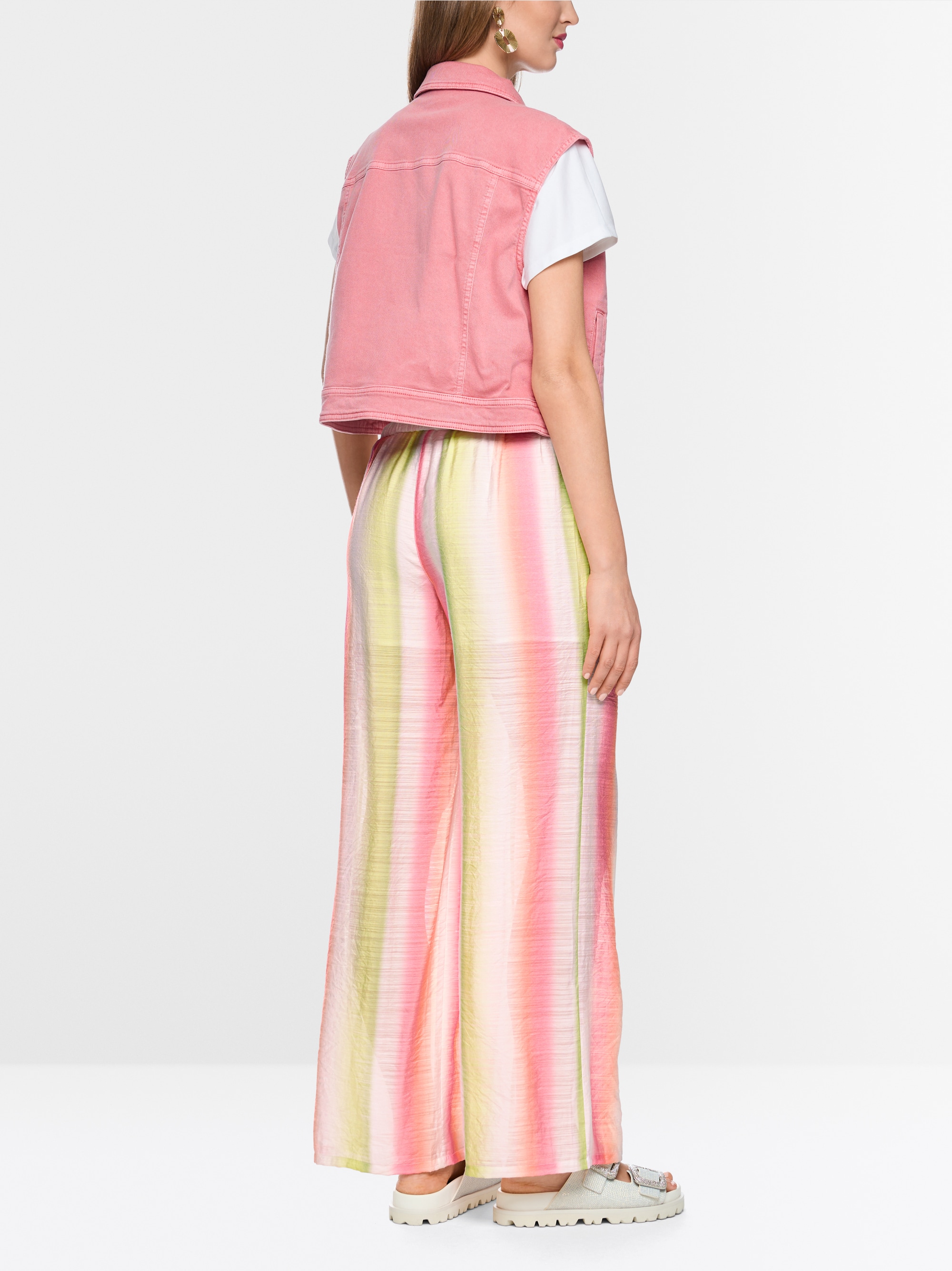 WELKOM wide fit high waist trousers
