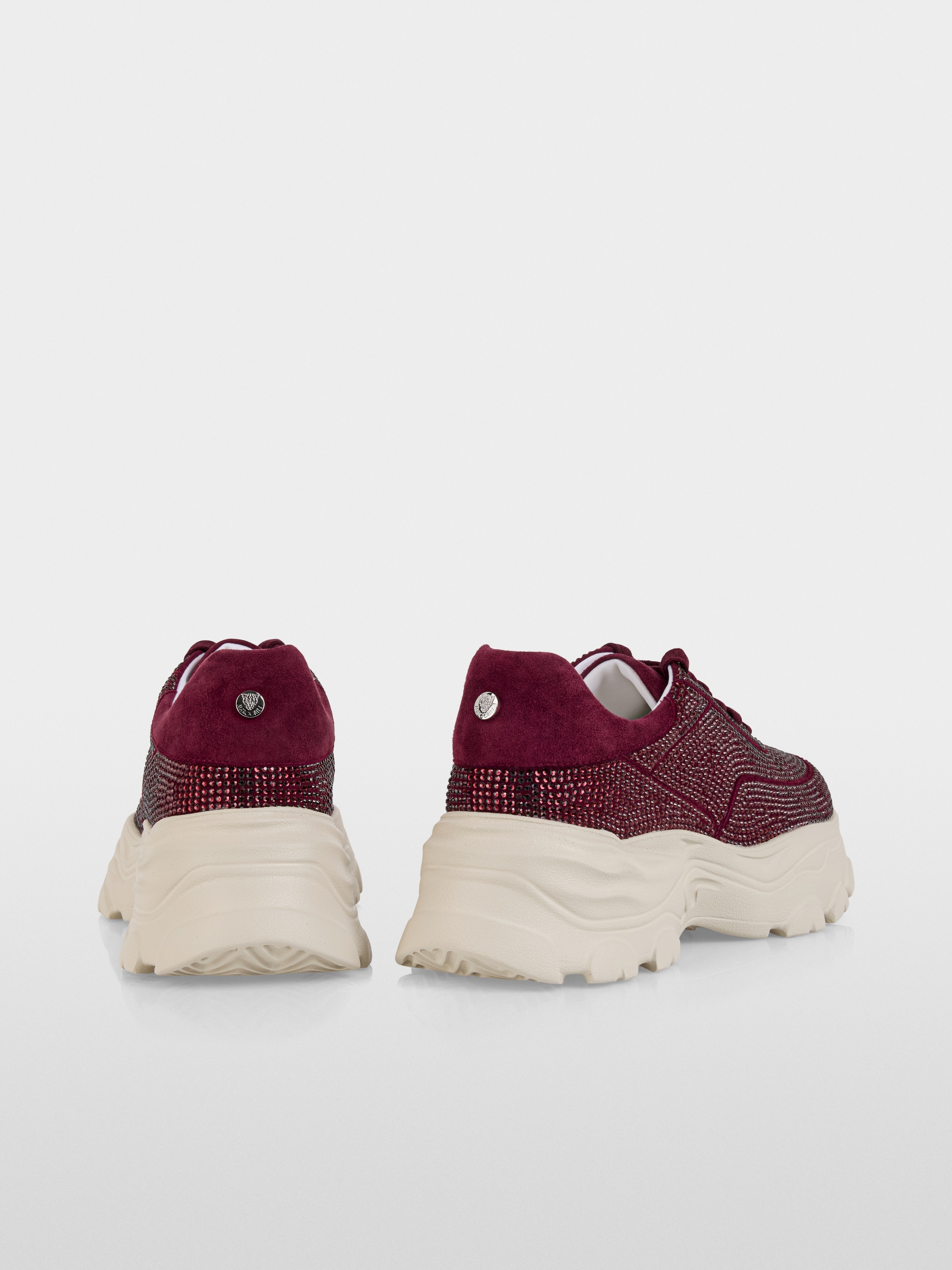 Chunky trainers with rhinestones