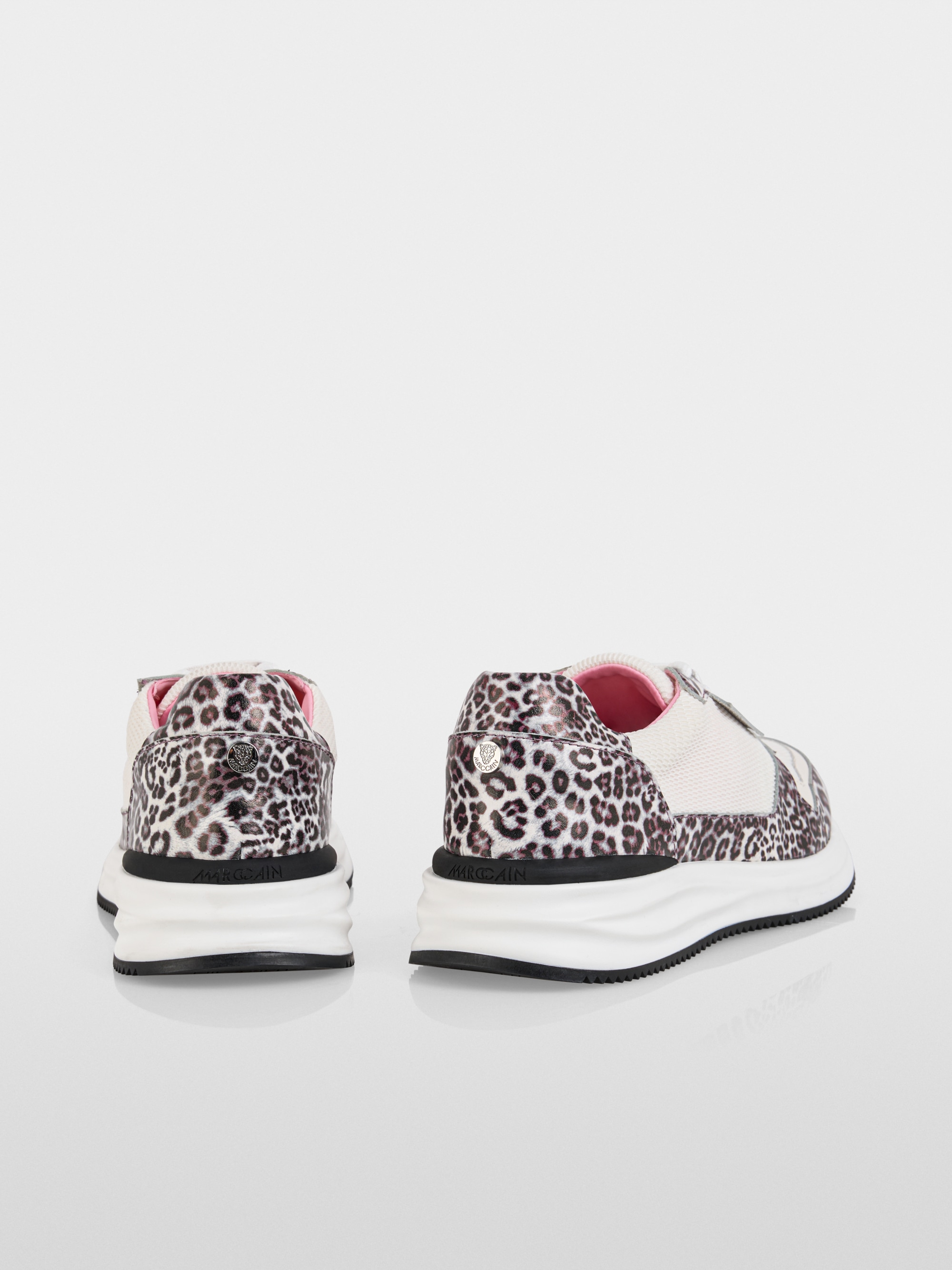 Trainers in a mix of materials