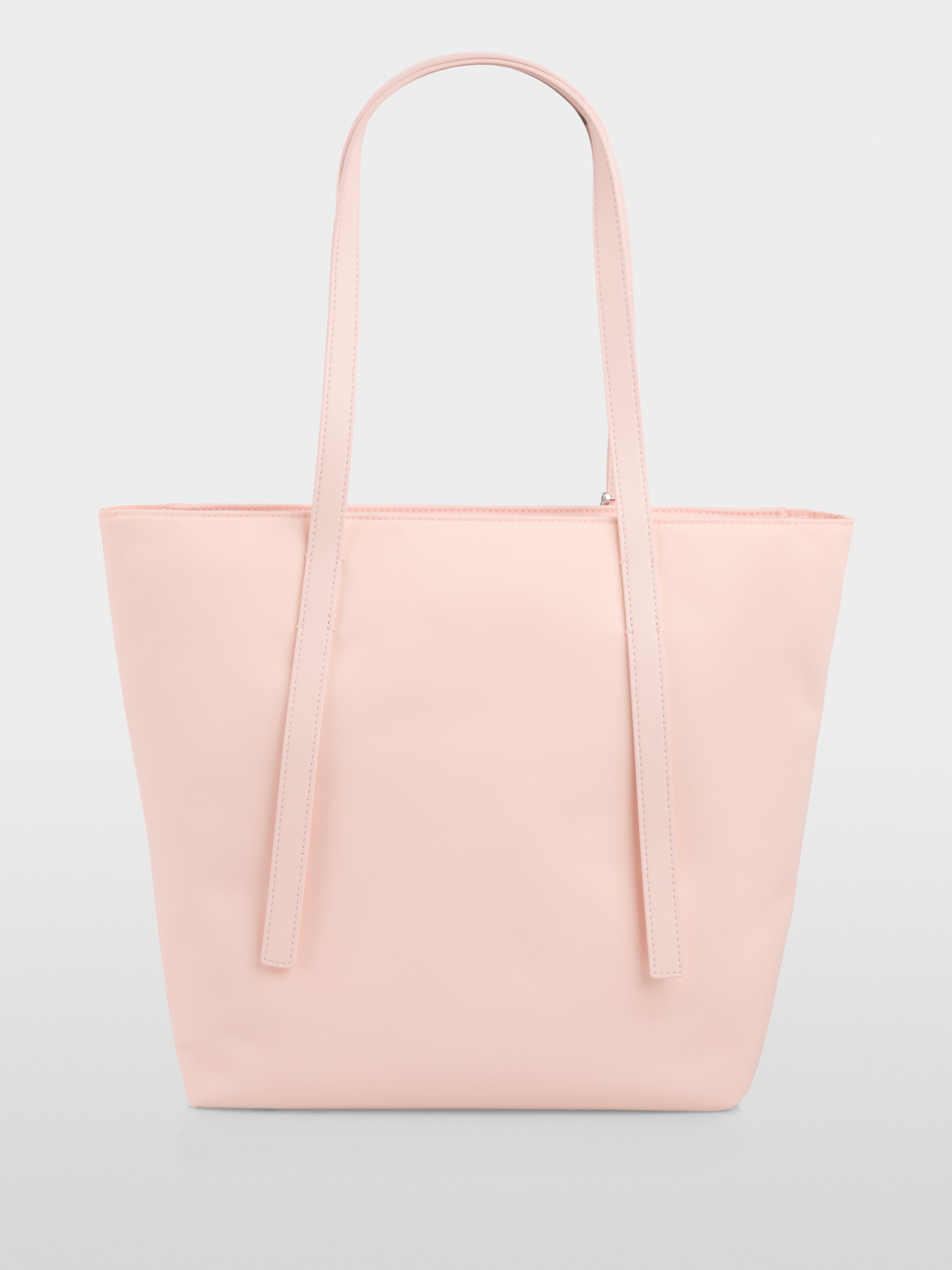 Faux leather shoulder bag