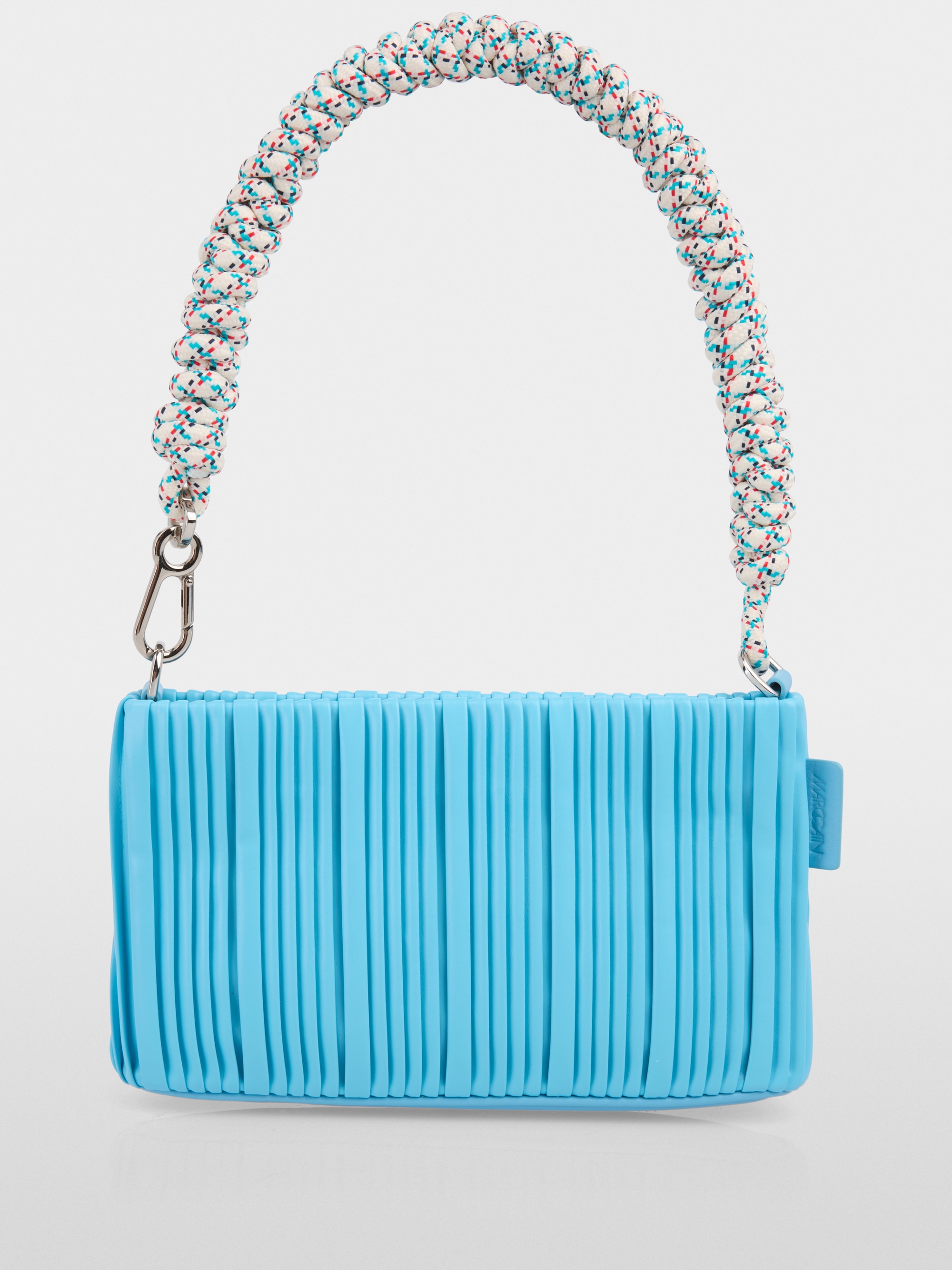 Faux leather shoulder bag