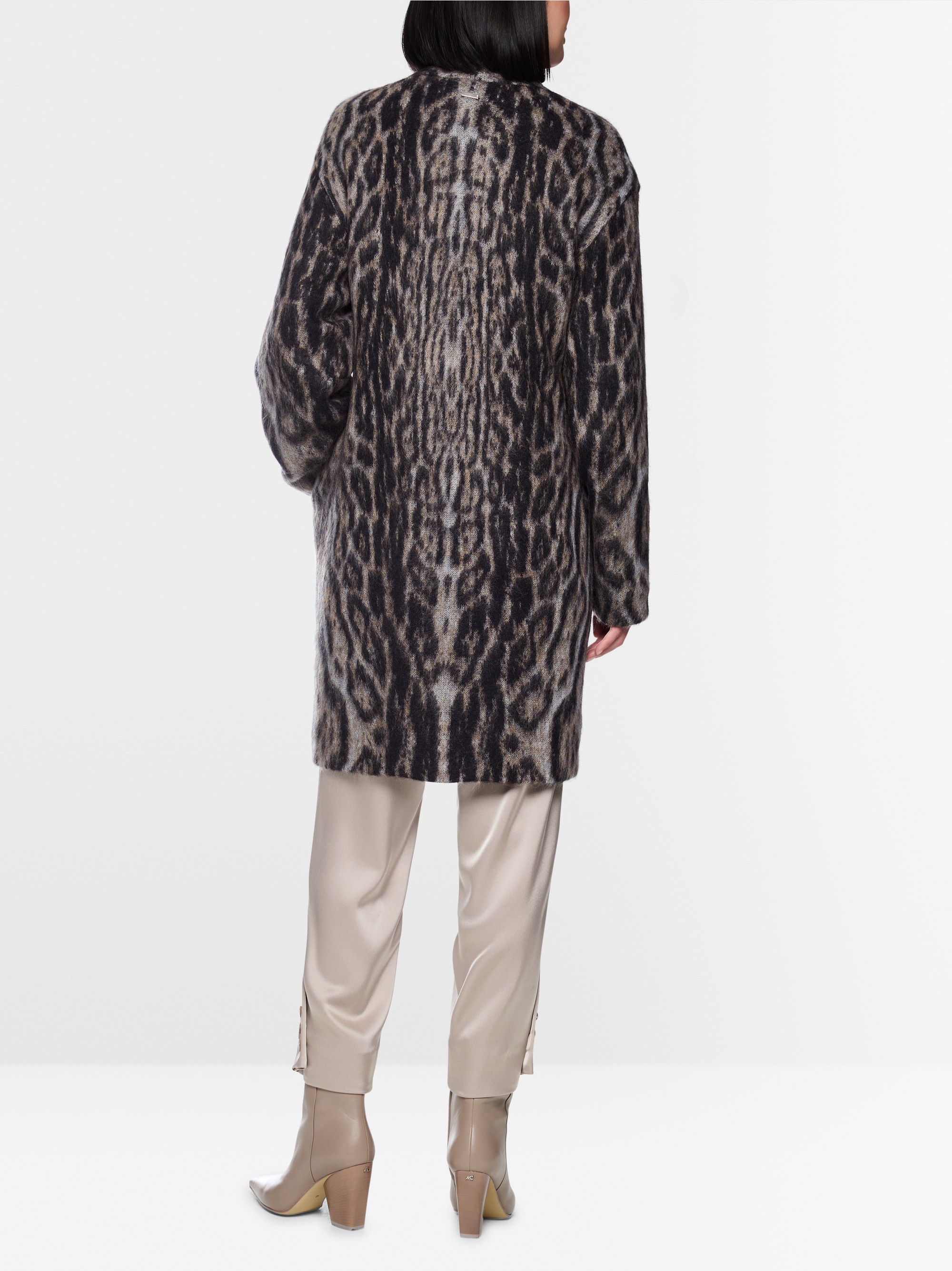 ‘Knitted in Germany’ ozelot coat