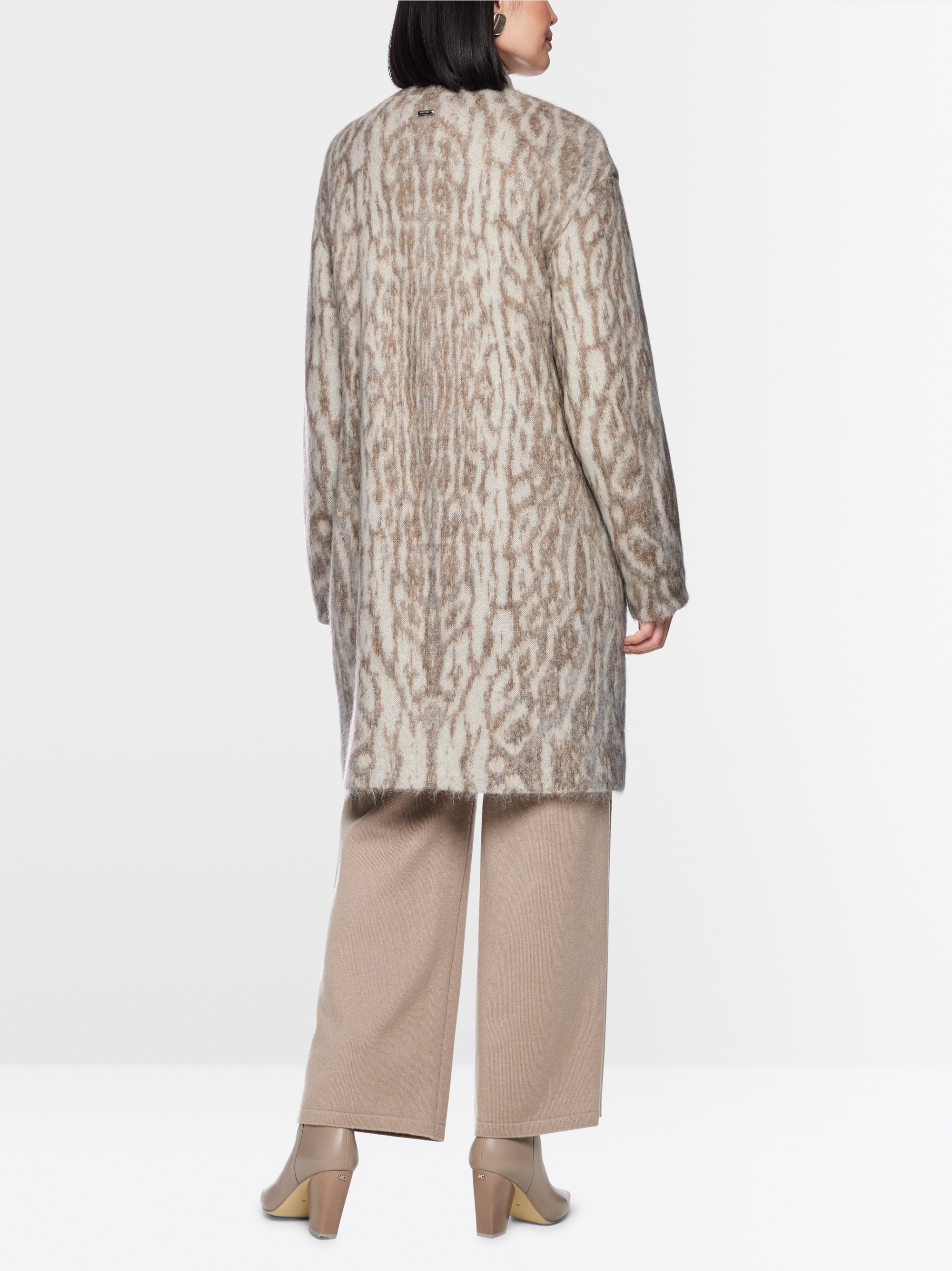 ‘Knitted in Germany’ ozelot coat