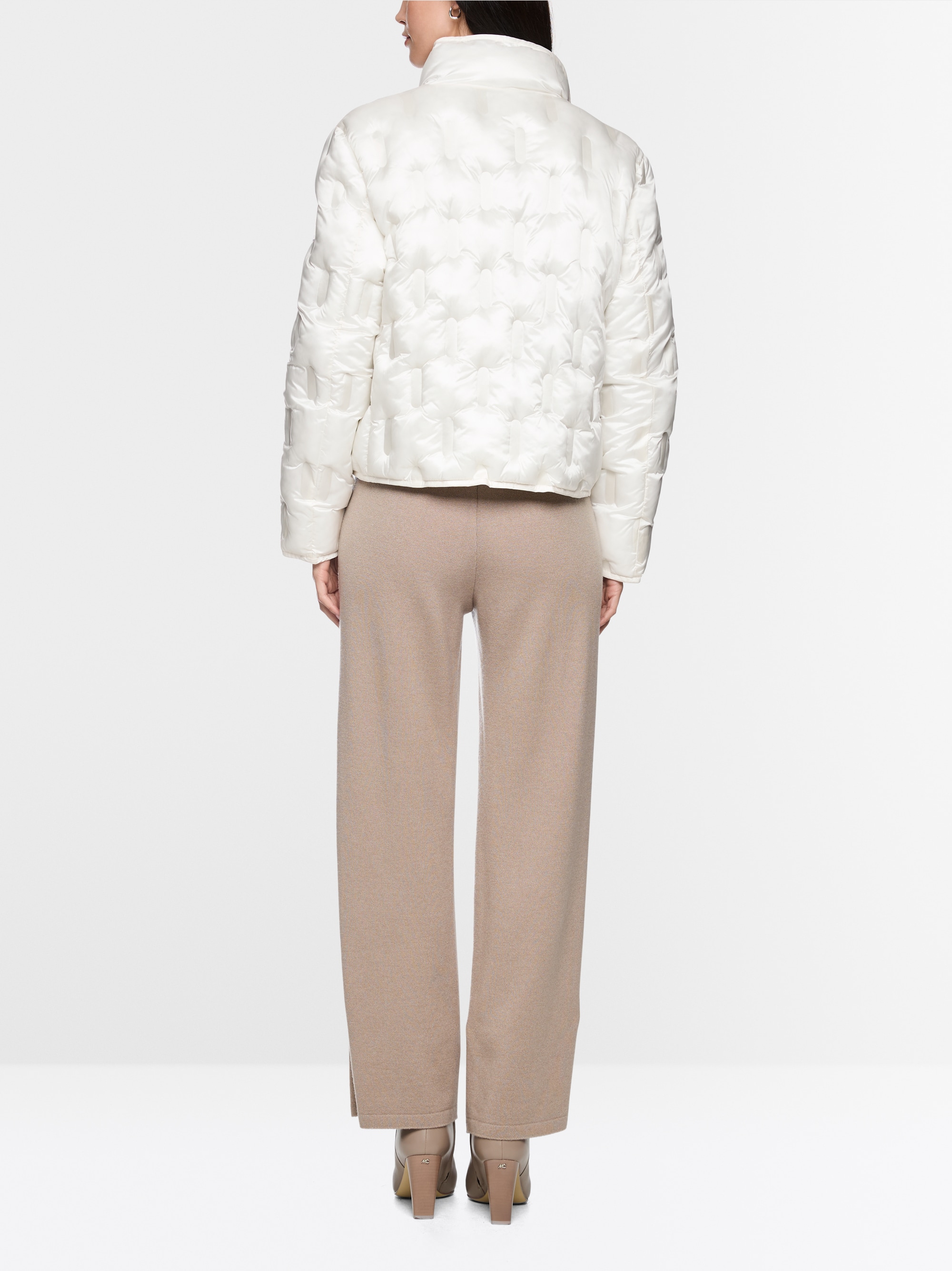 Quilted jacket with synthetic down
